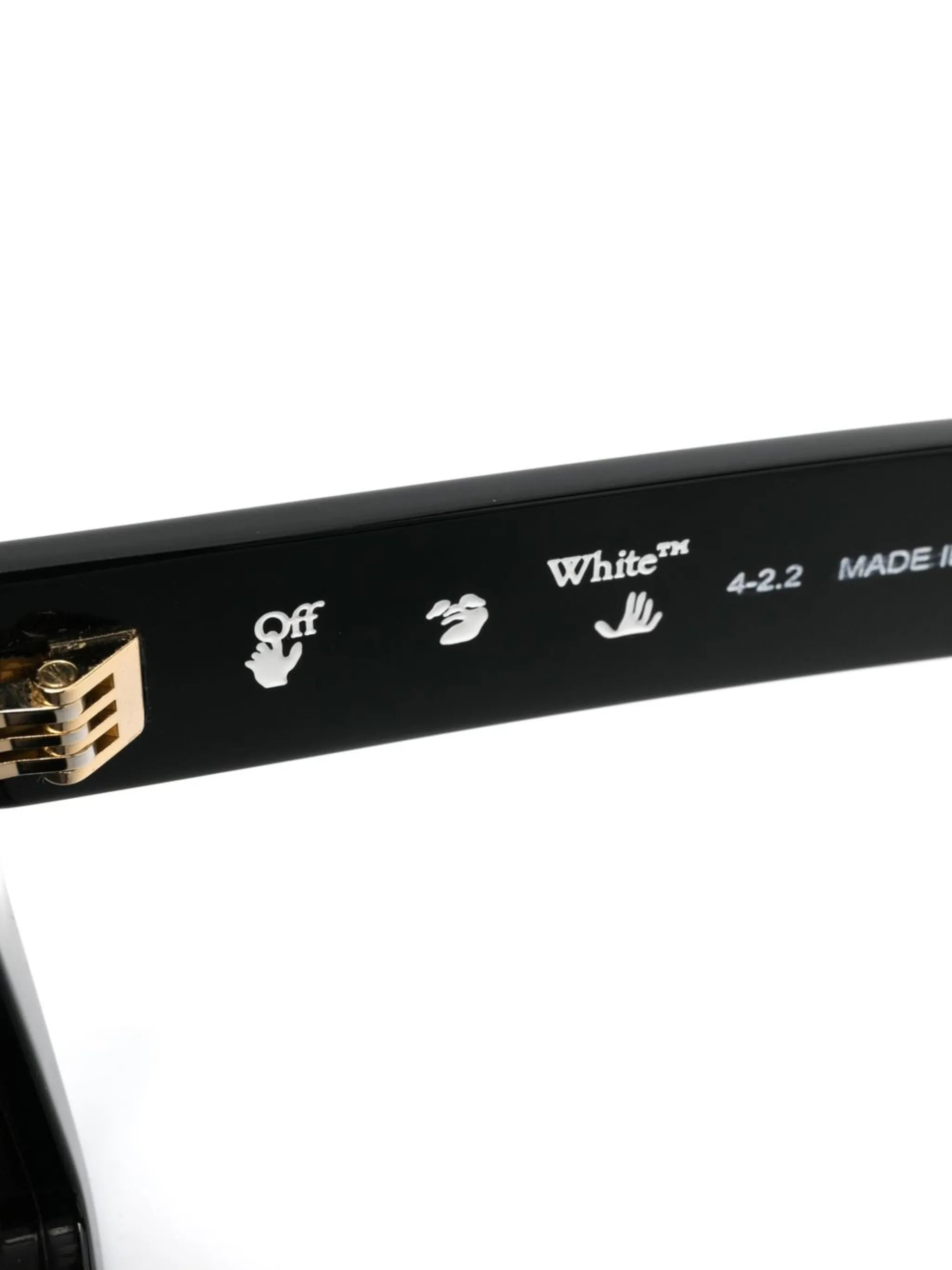 logo-print tinted sunglasses