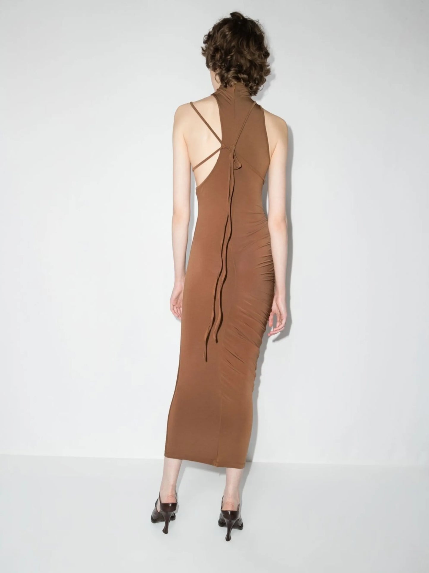 x Browns Focus Ricky asymmetric dress