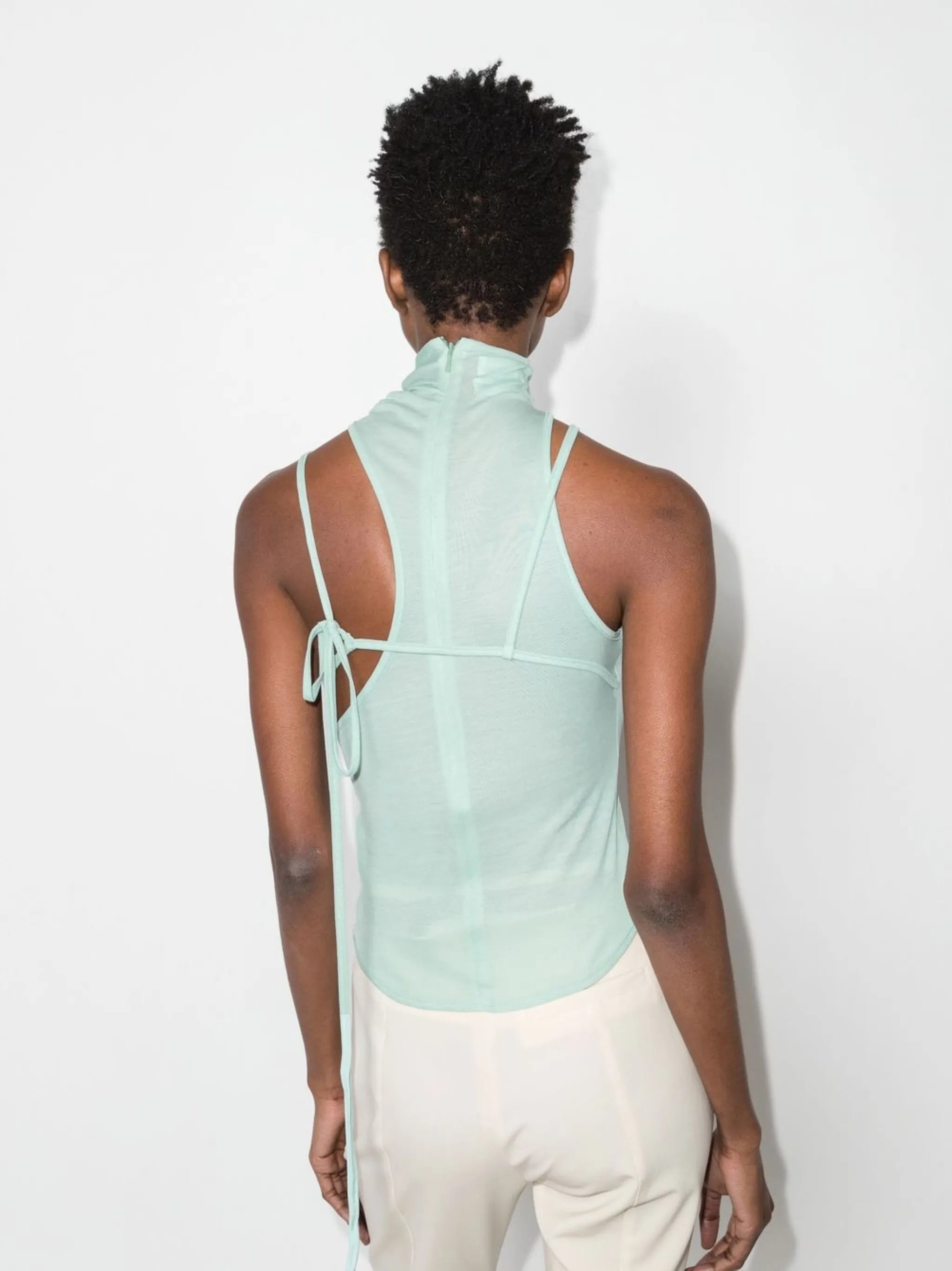 Ricky high neck vest