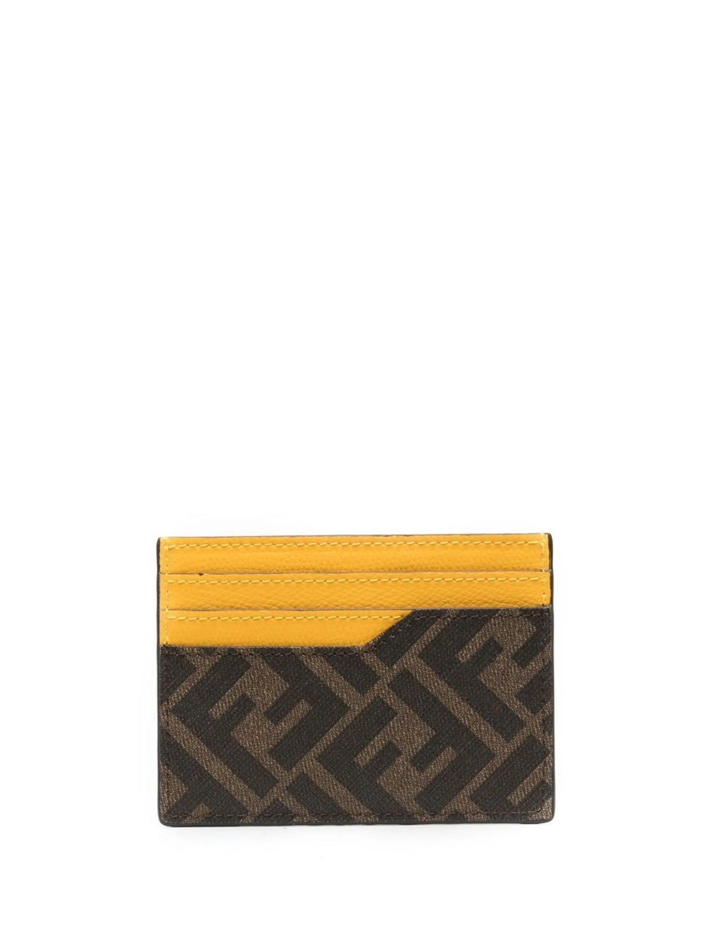logo-print cardholder