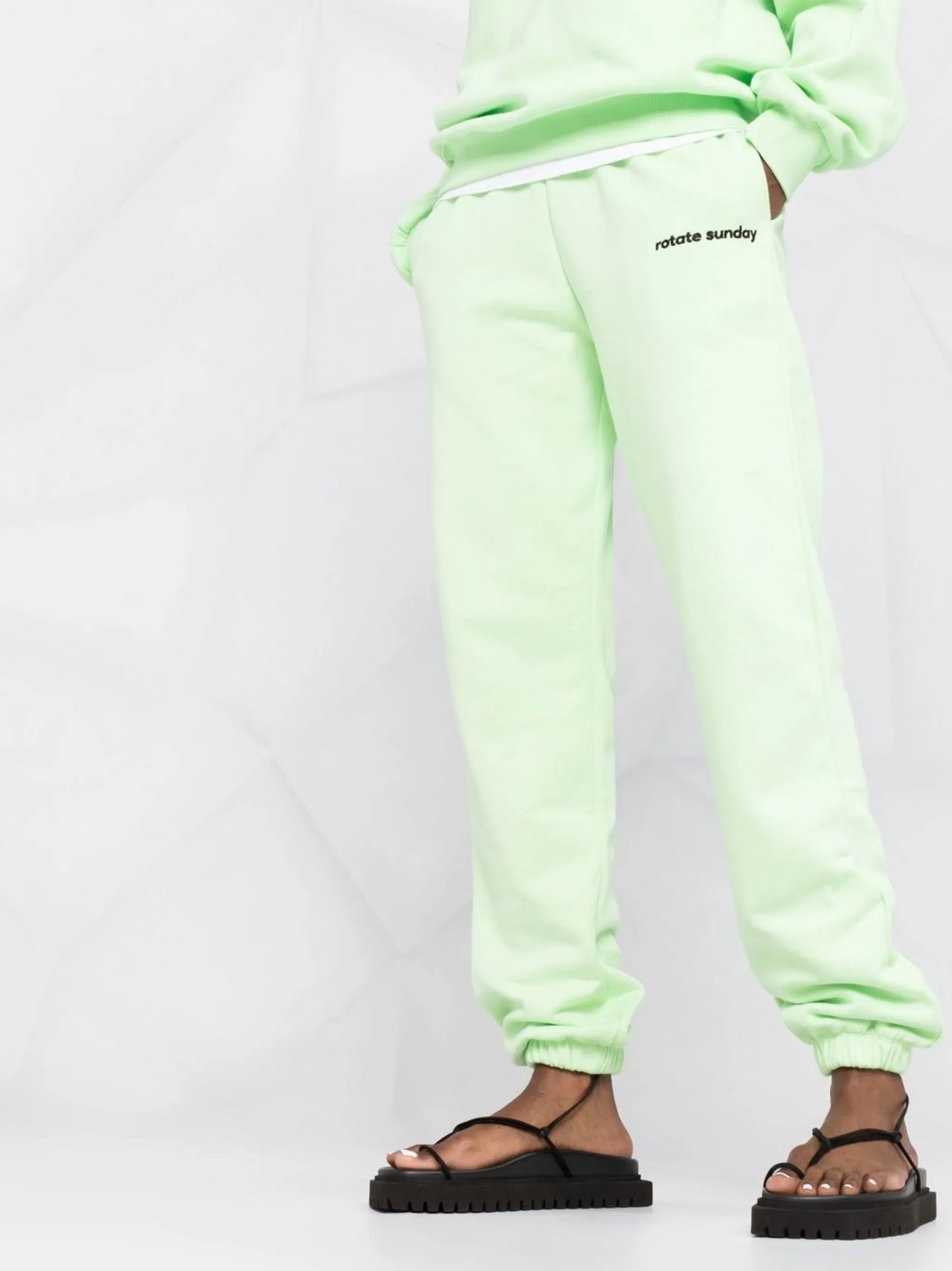 Mimi organic-cotton track pants