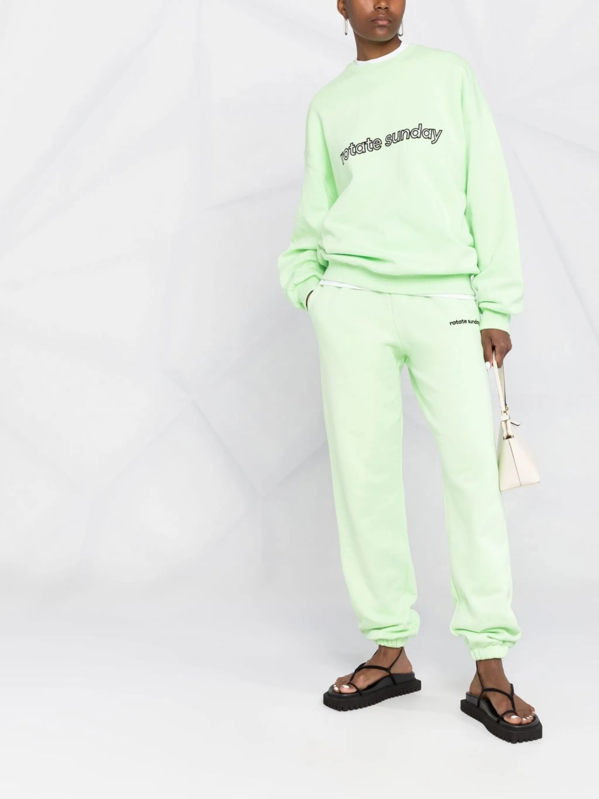 Mimi organic-cotton track pants