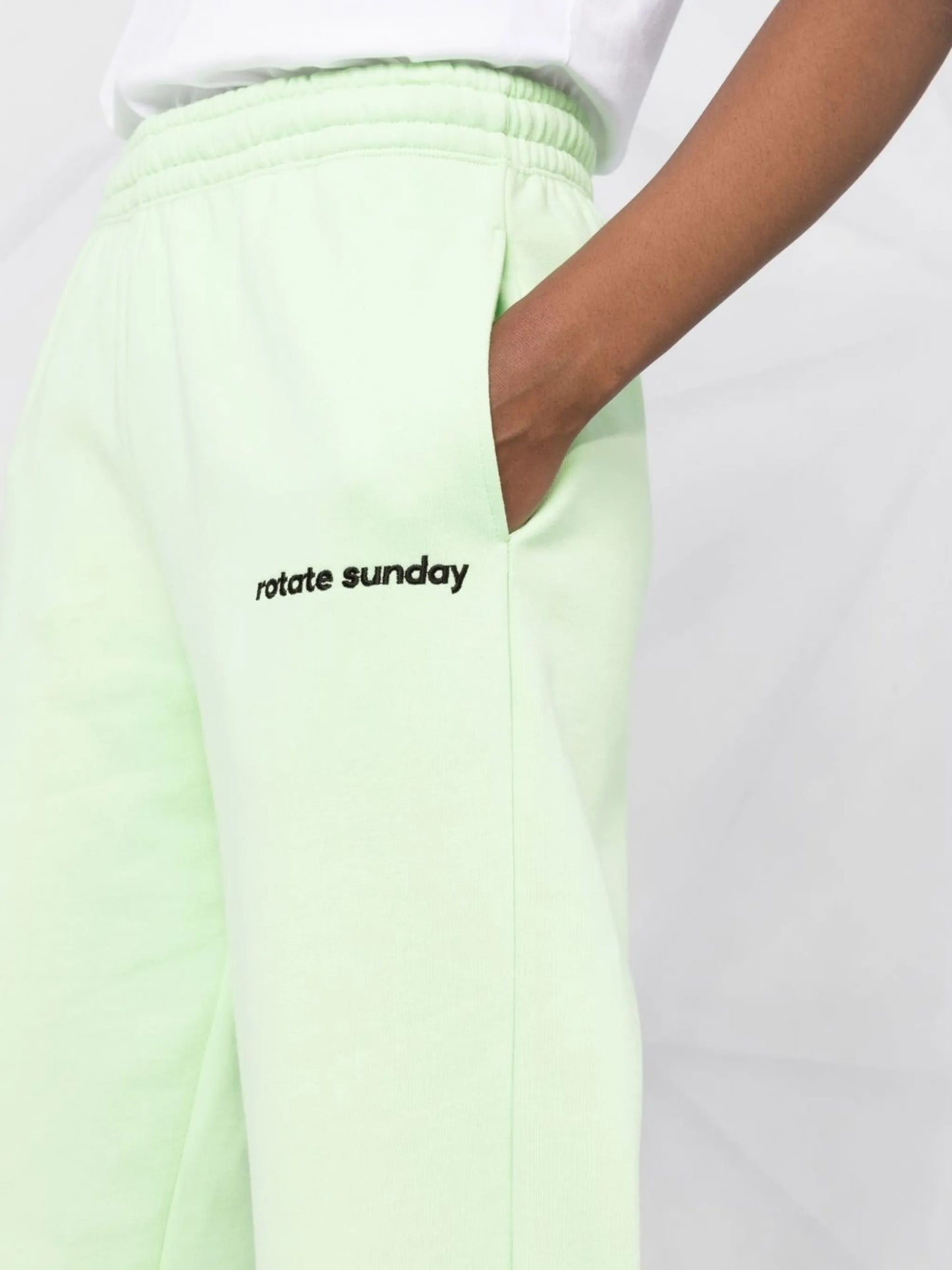 Mimi organic-cotton track pants
