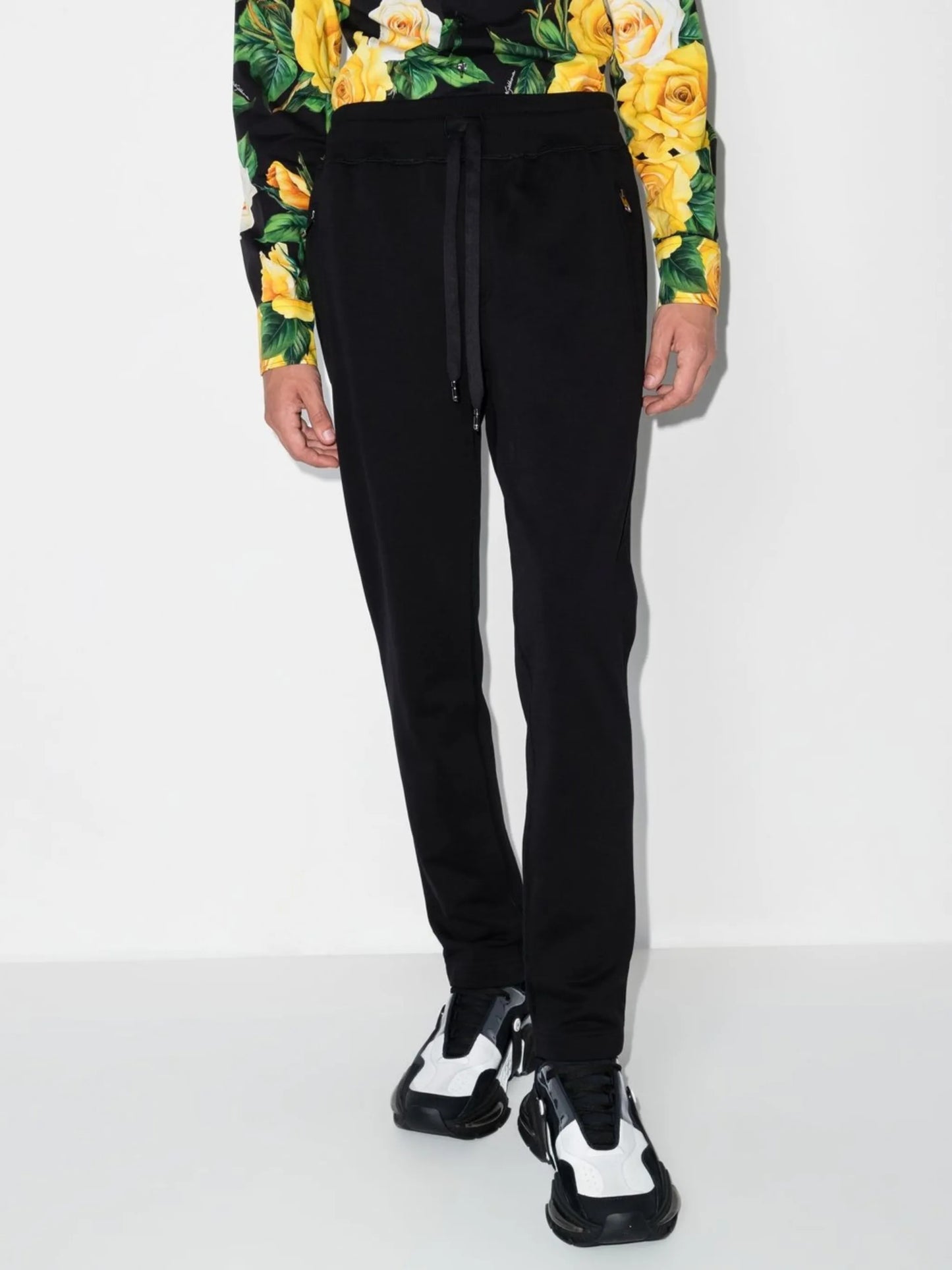 logo plaque track pants