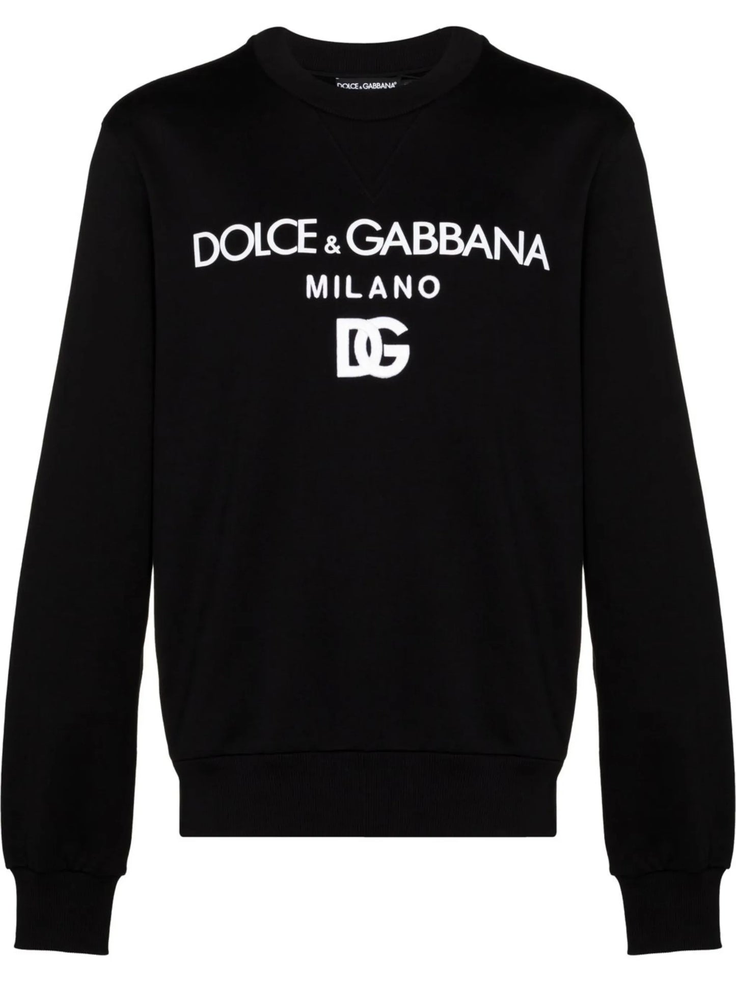 logo-embroidered cotton sweatshirt