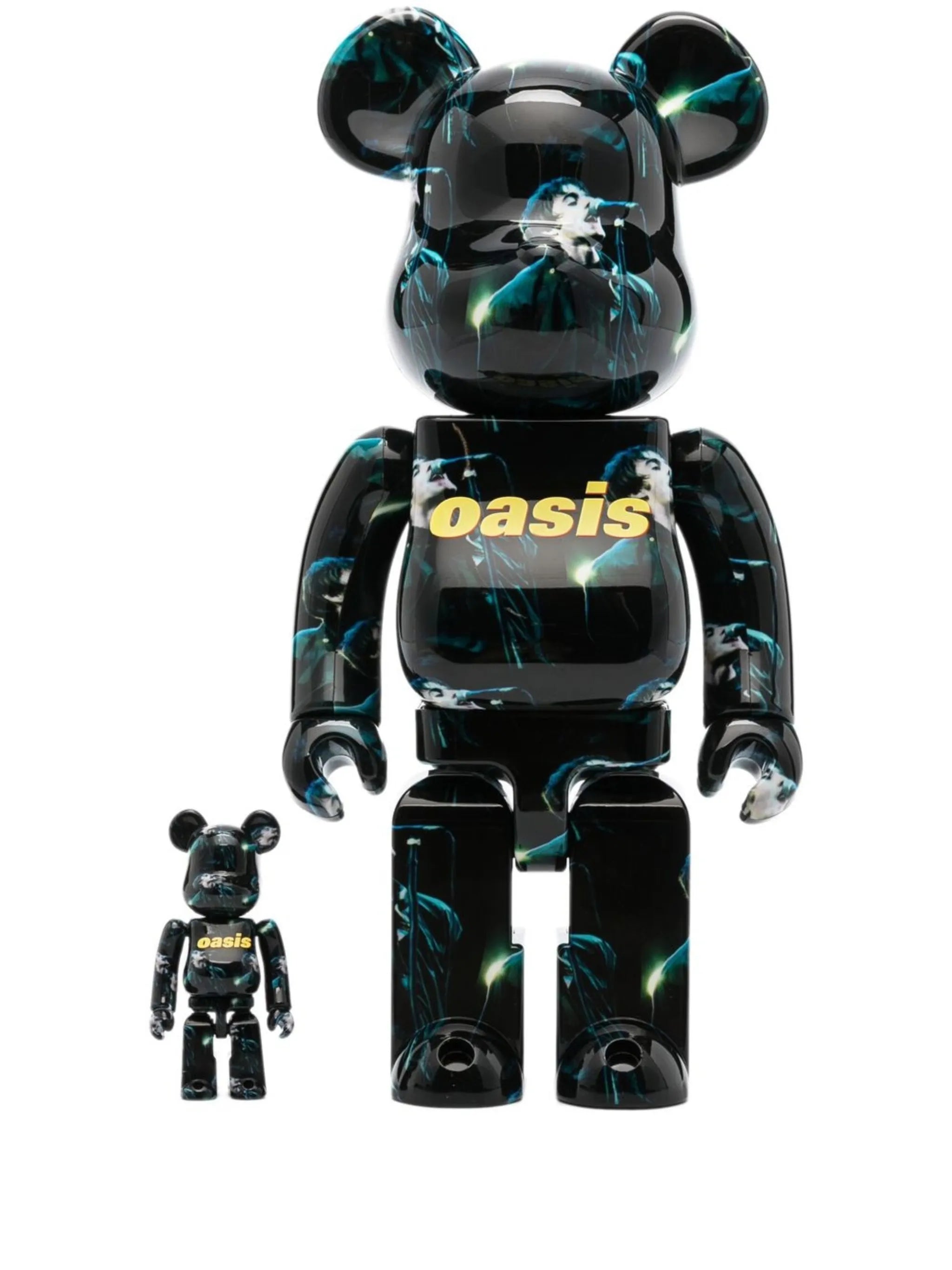 Oasis Knebworth 1996 BE@RBRICK 100% and 400% figure set