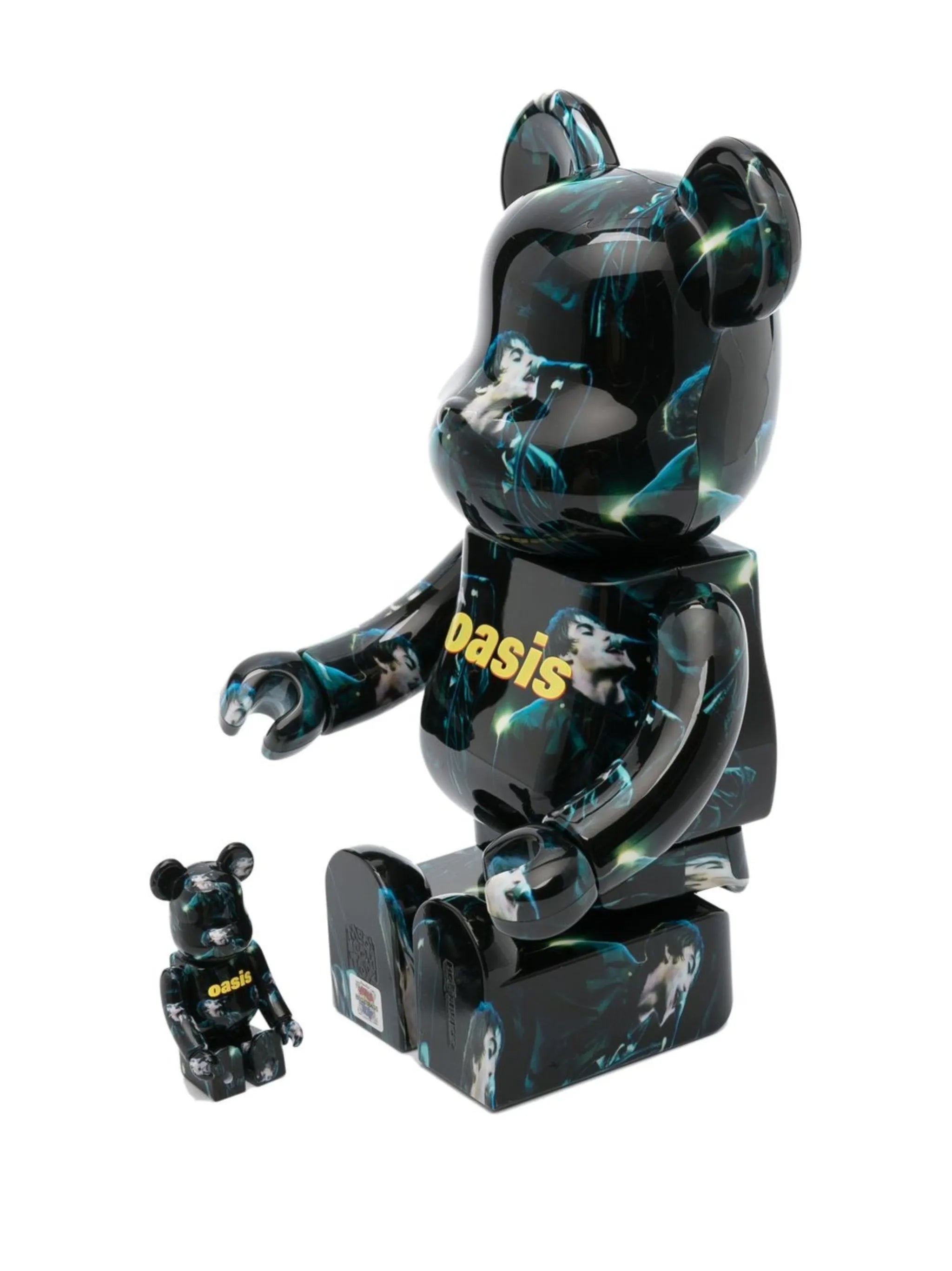 Oasis Knebworth 1996 BE@RBRICK 100% and 400% figure set