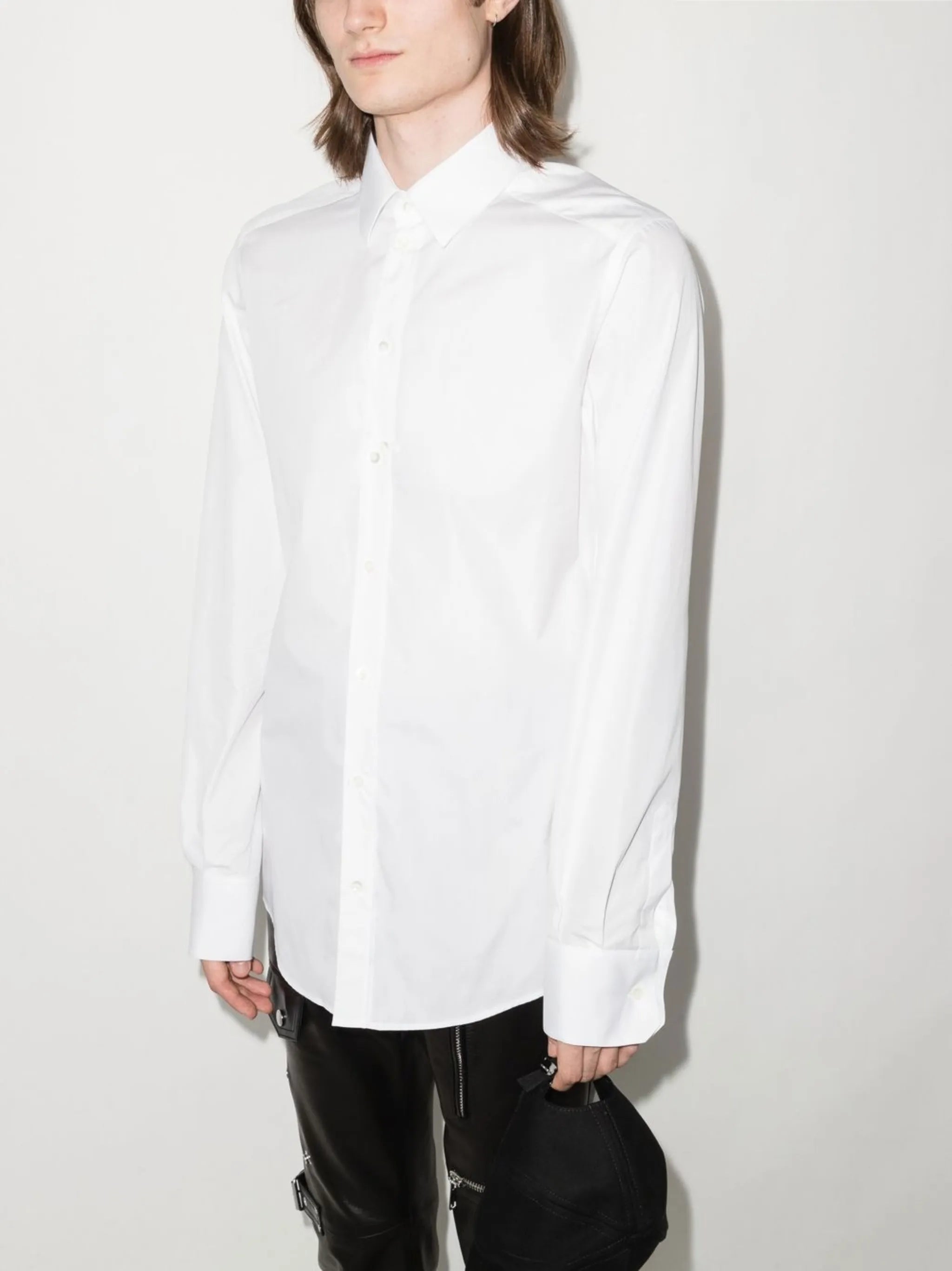 button-down poplin shirt