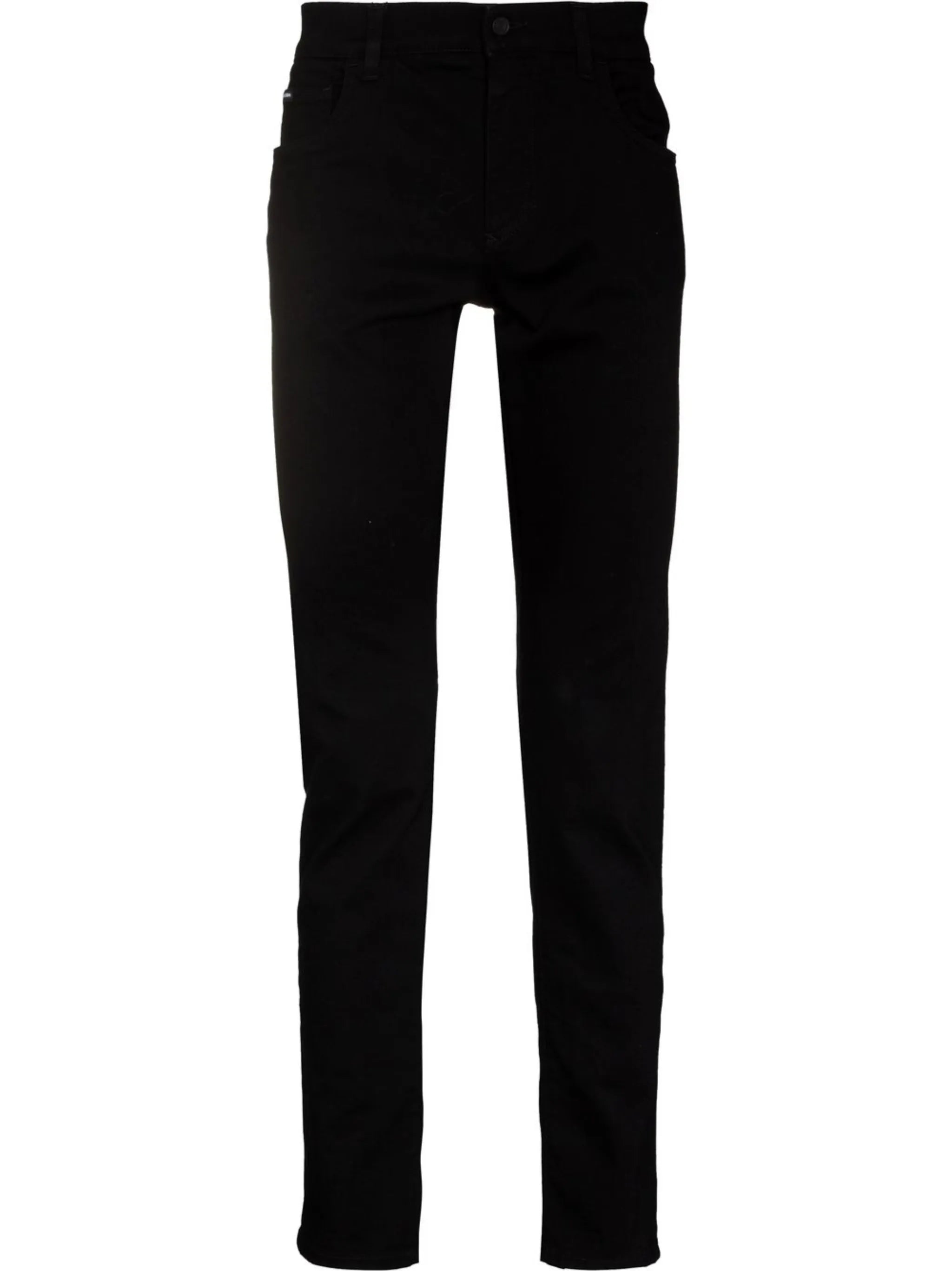 logo-patch slim-fit jeans