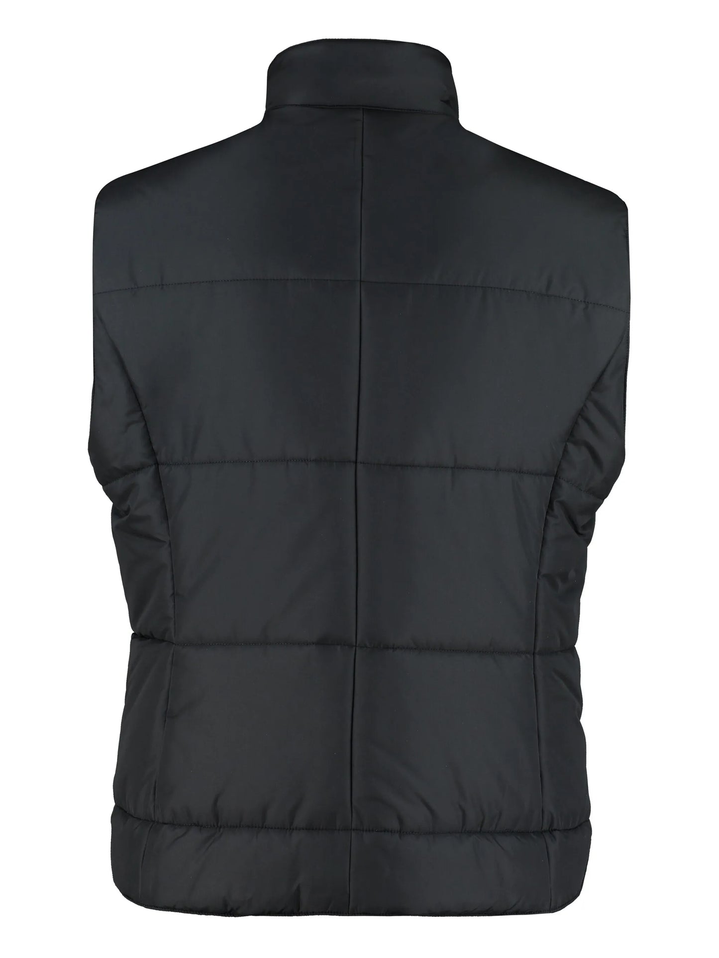logo-patch padded gilet