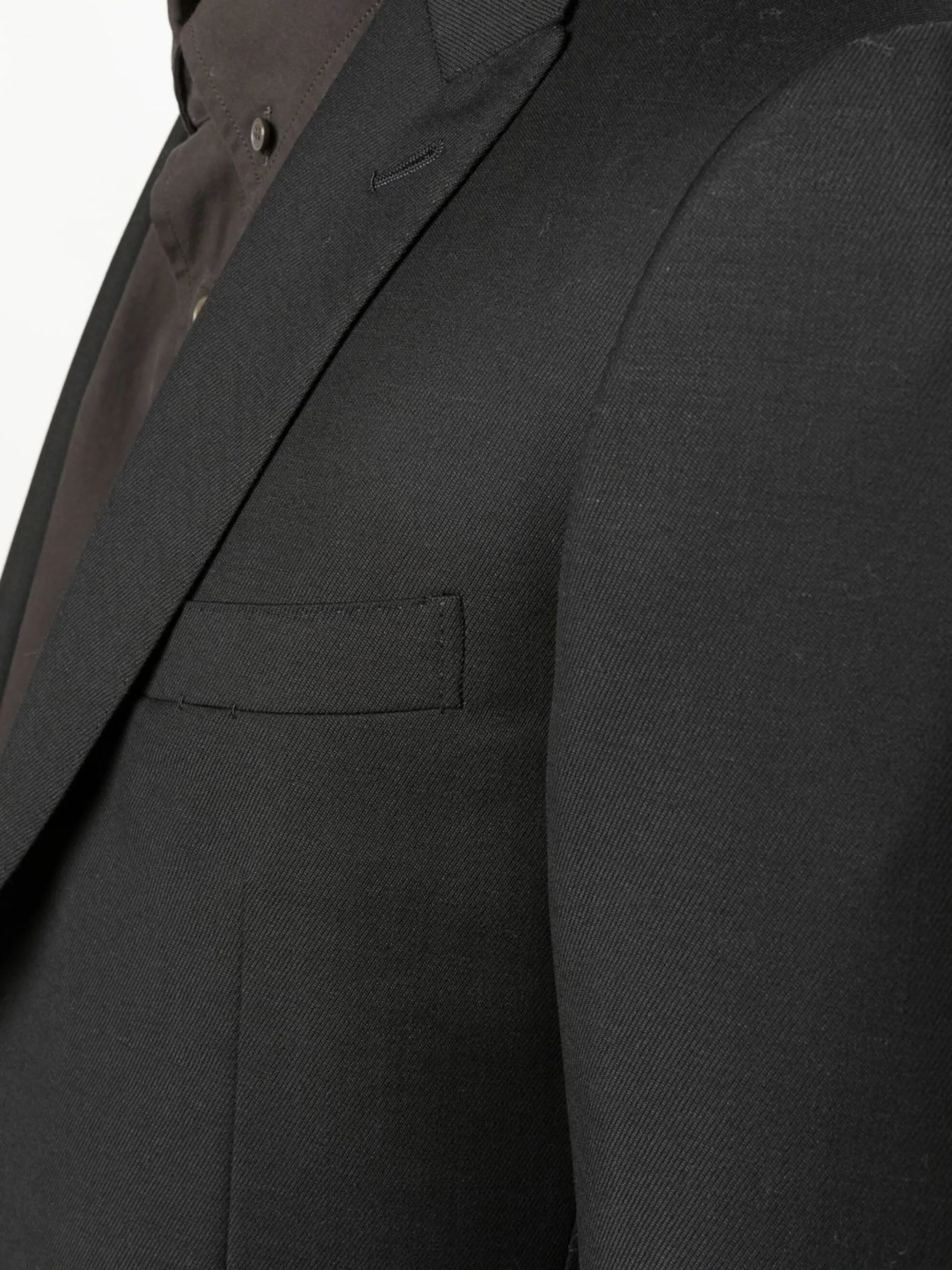 single-breasted wool blazer