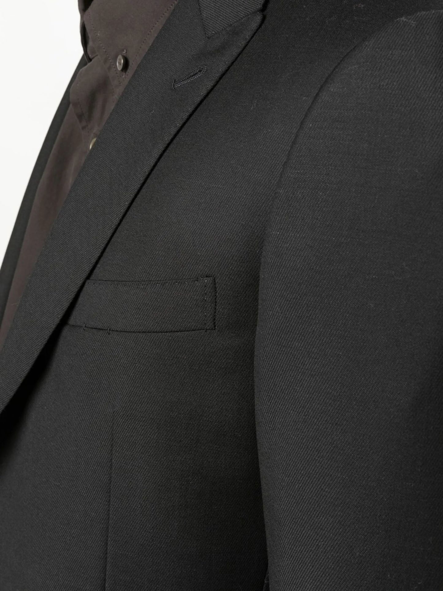 single-breasted wool blazer