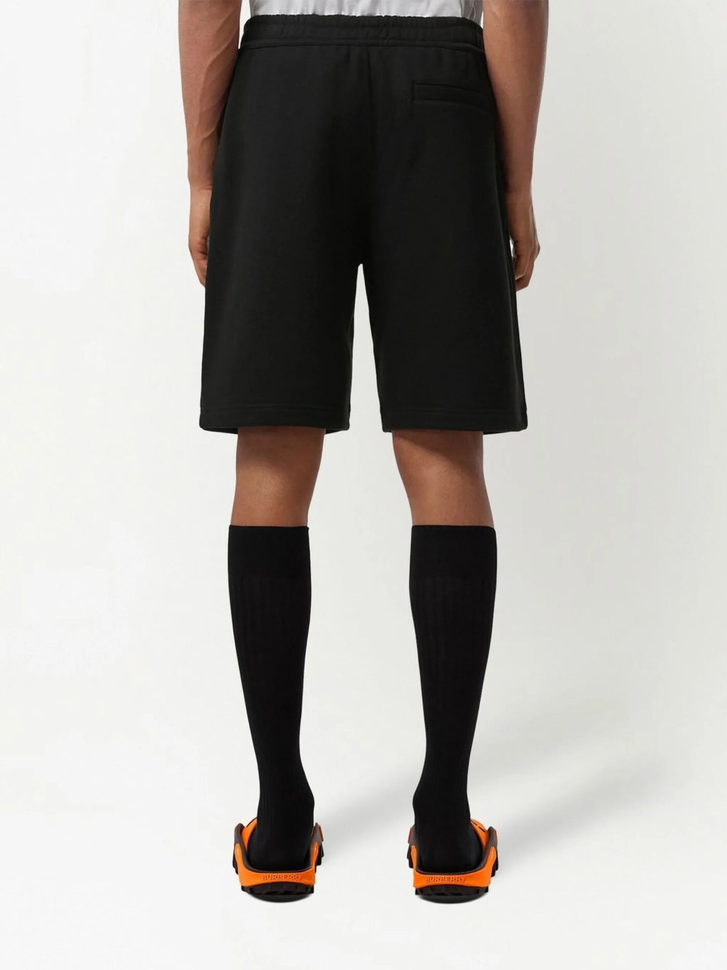 logo-print track shorts
