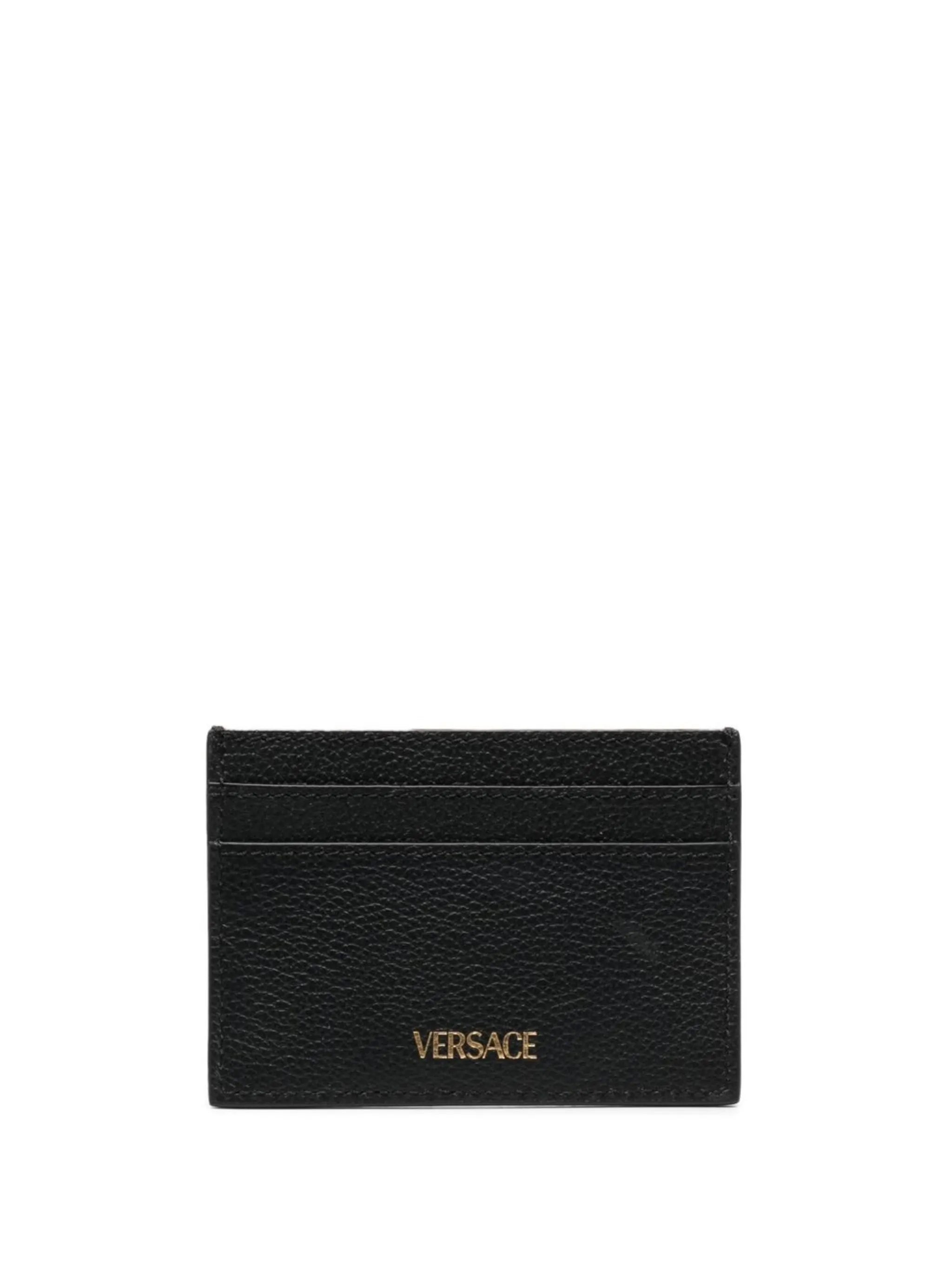 La Medusa leather cardholder