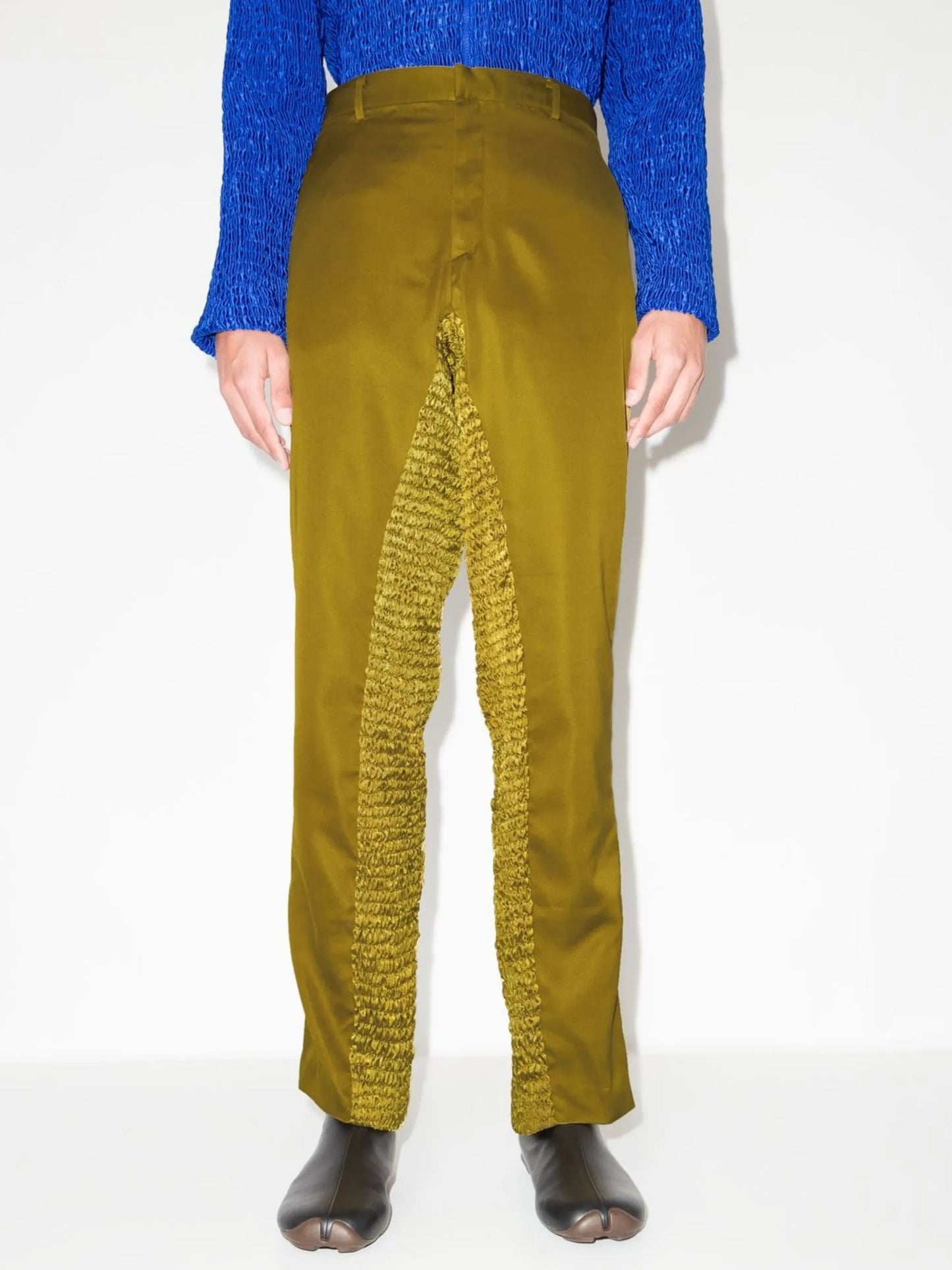 x Brown Focus 2 shirred trousers