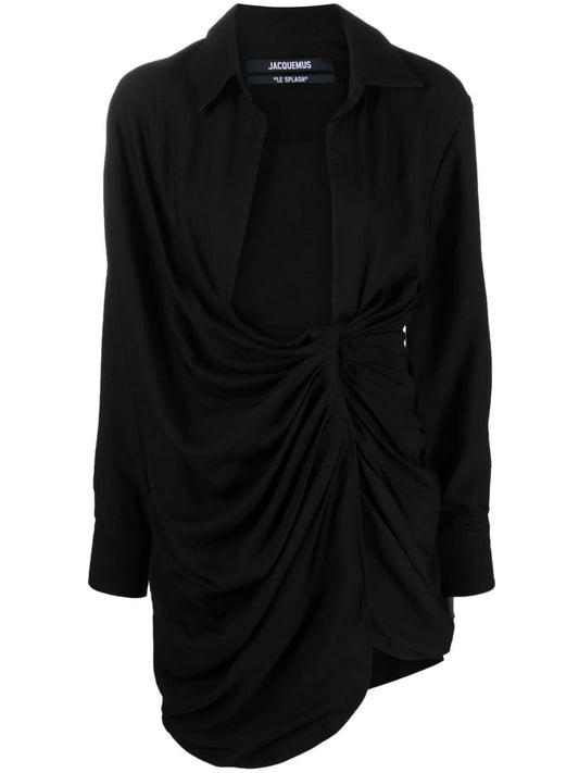 La Robe Bahia draped minidress
