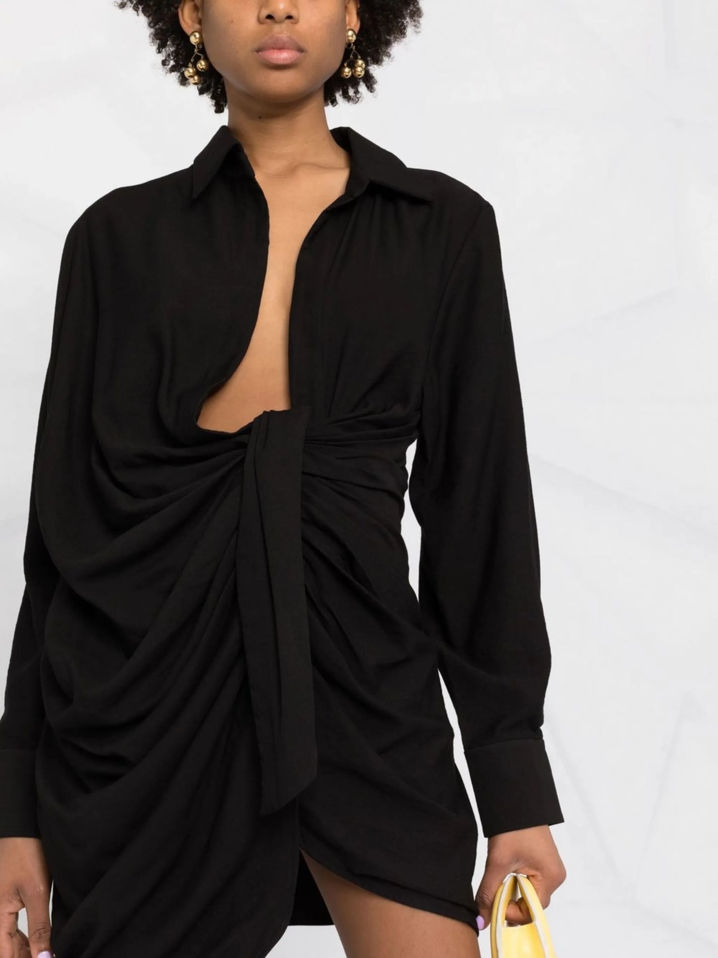 La Robe Bahia draped minidress