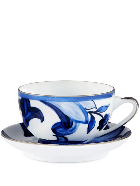 Blu Mediterraneo porcelain tea set