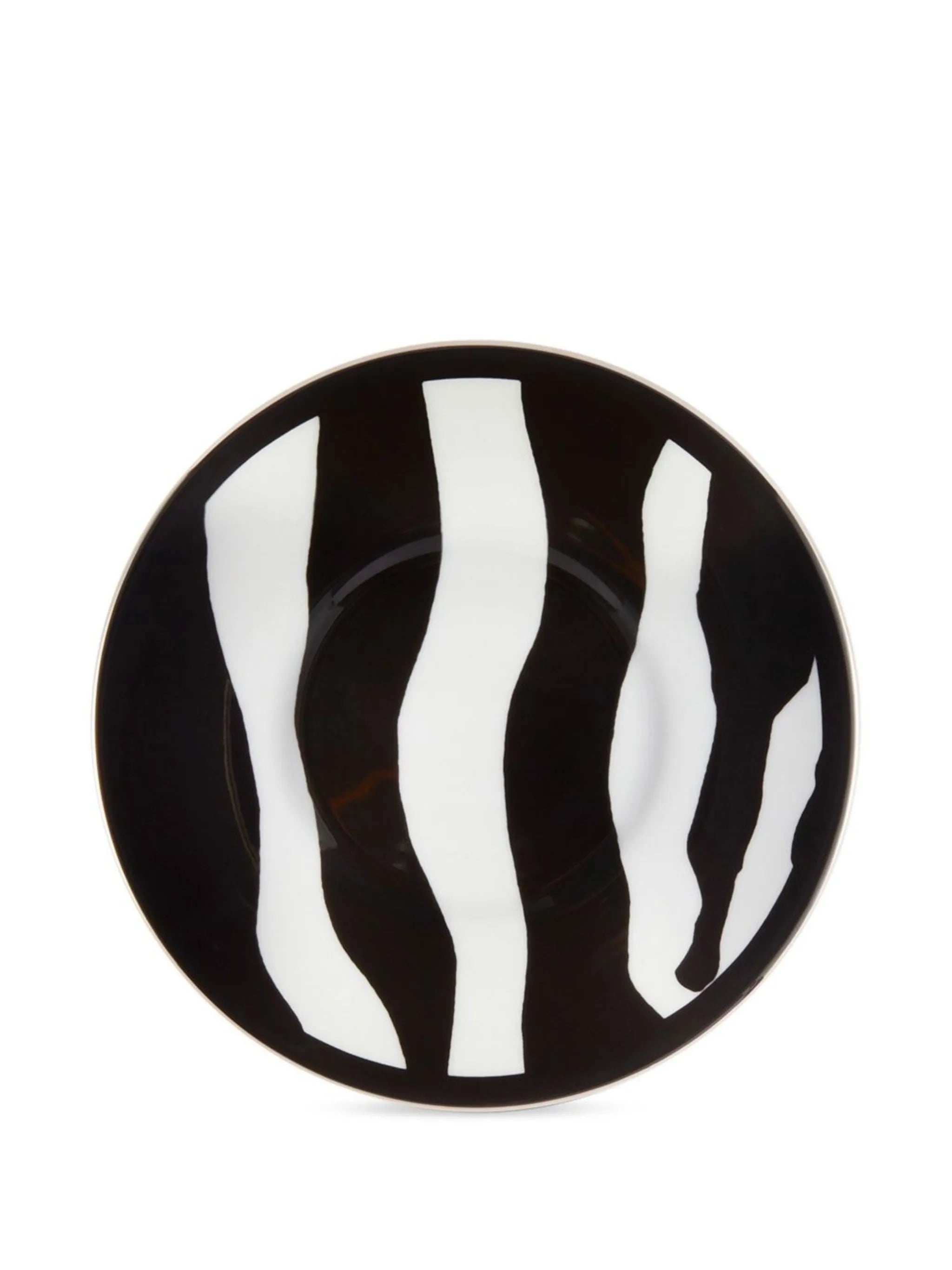 zebra-print espresso-saucer set