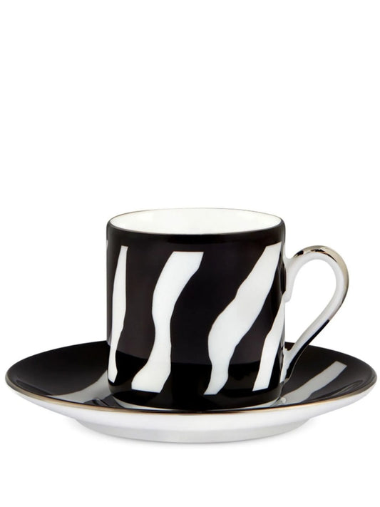 zebra espresso-saucer set