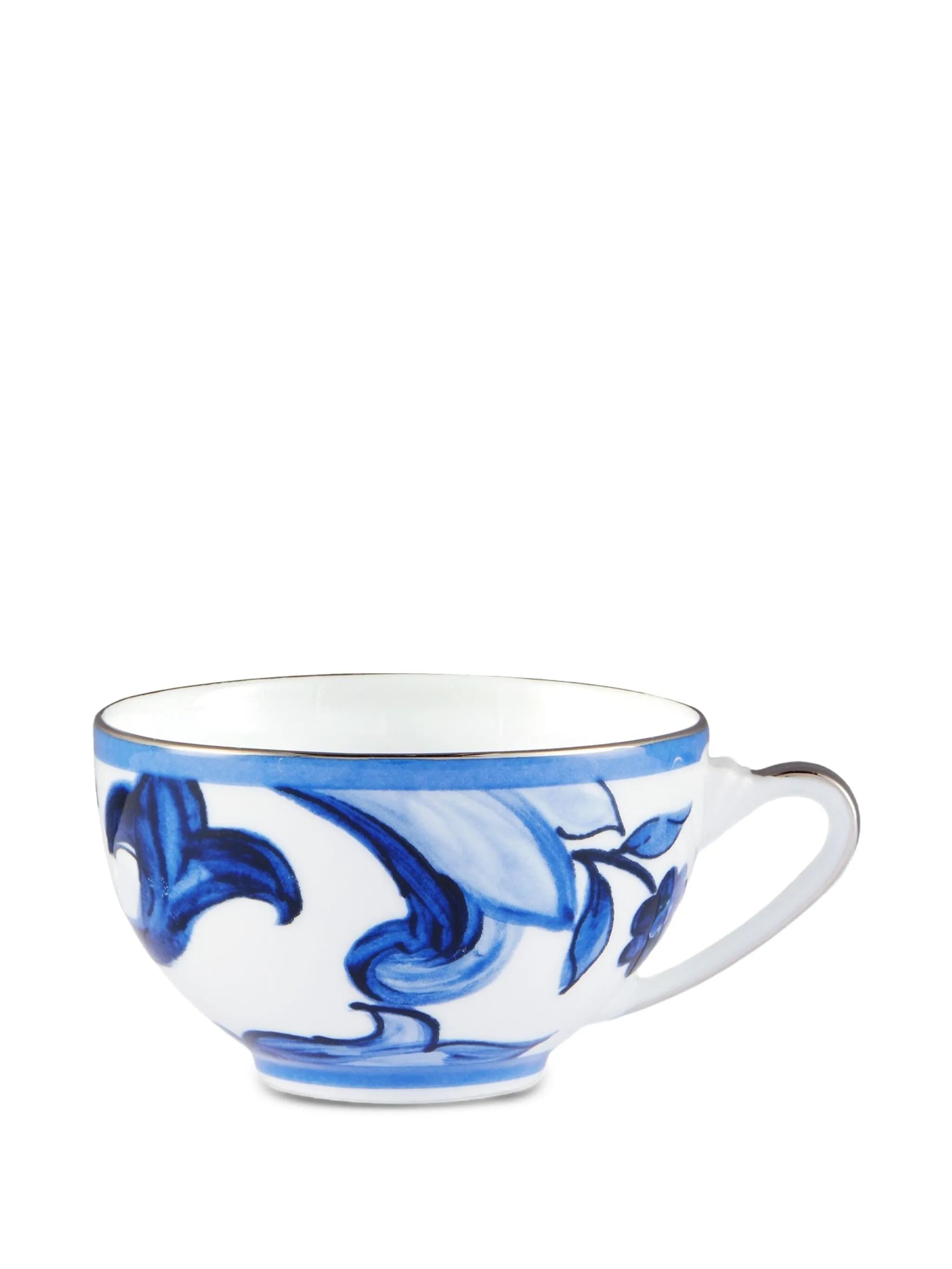 archive-print tea set