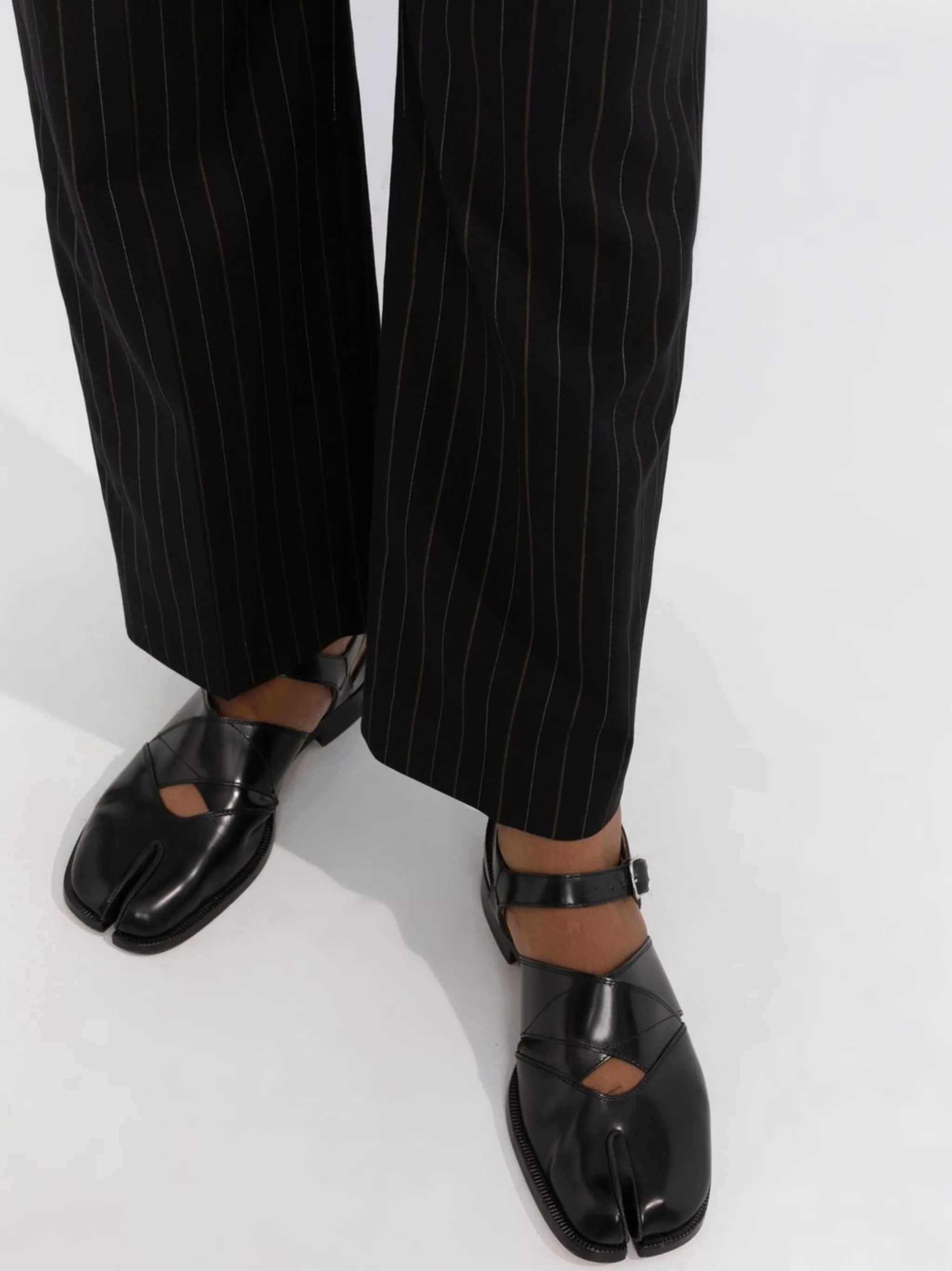 striped cargo trousers