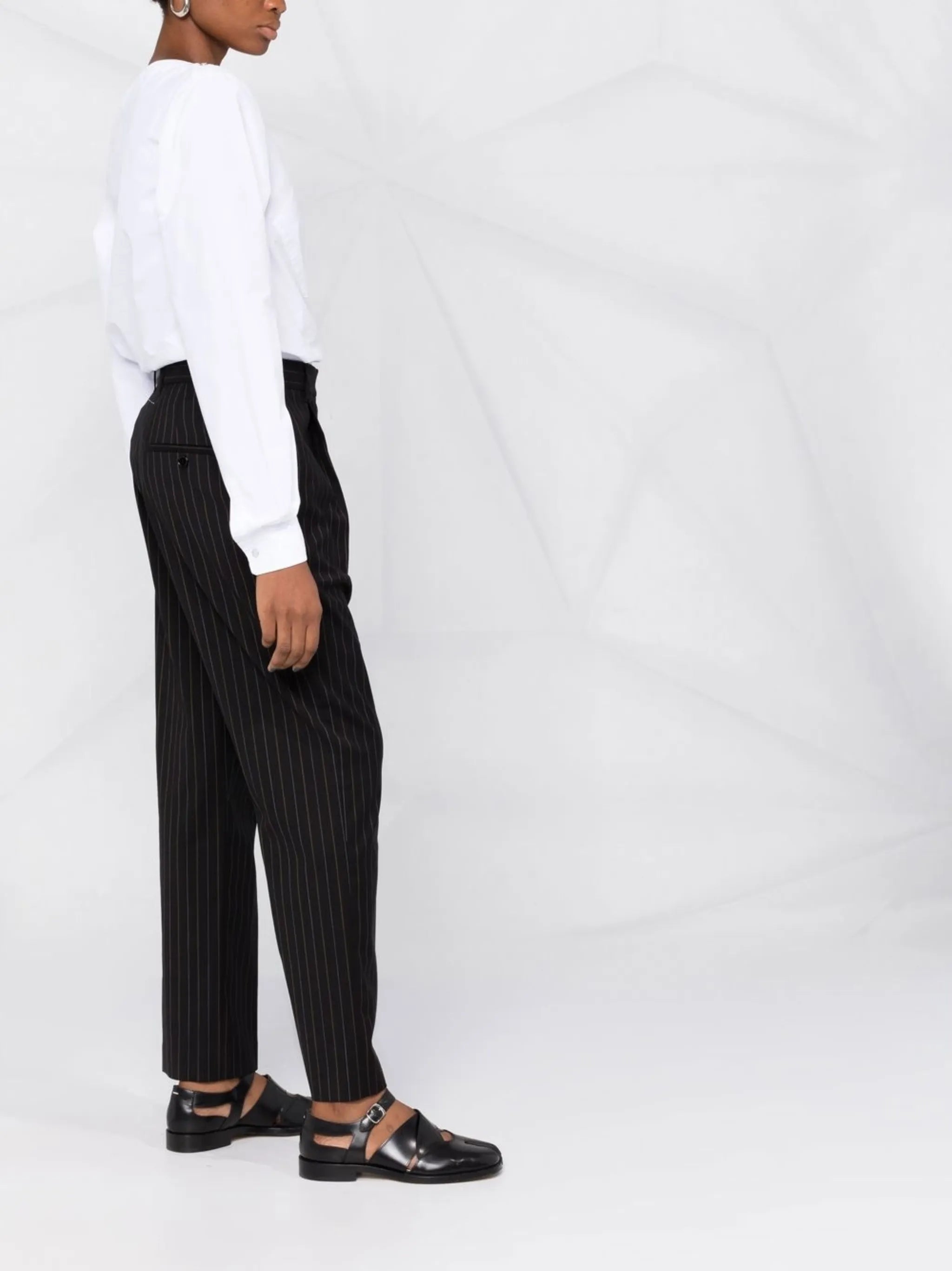 striped cargo trousers