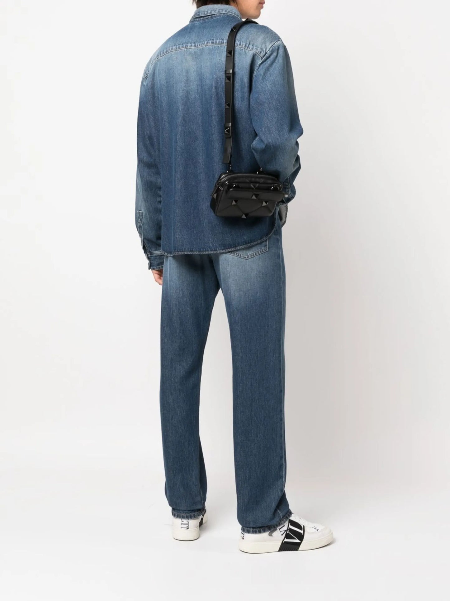 Roman Stud leather shoulder bag