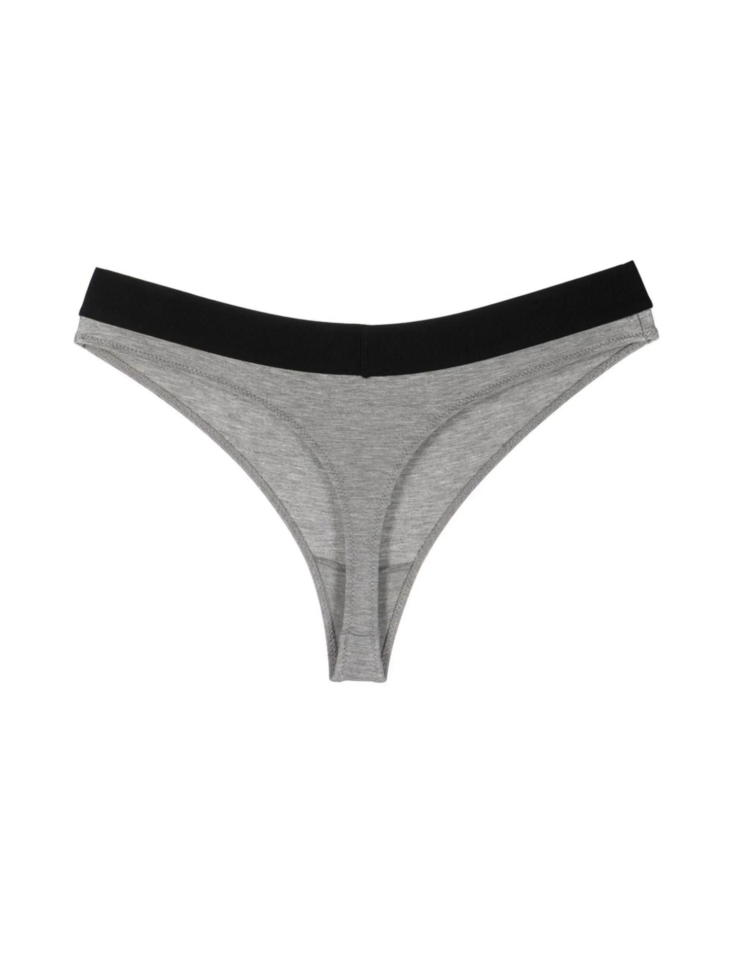 logo-waistband thong