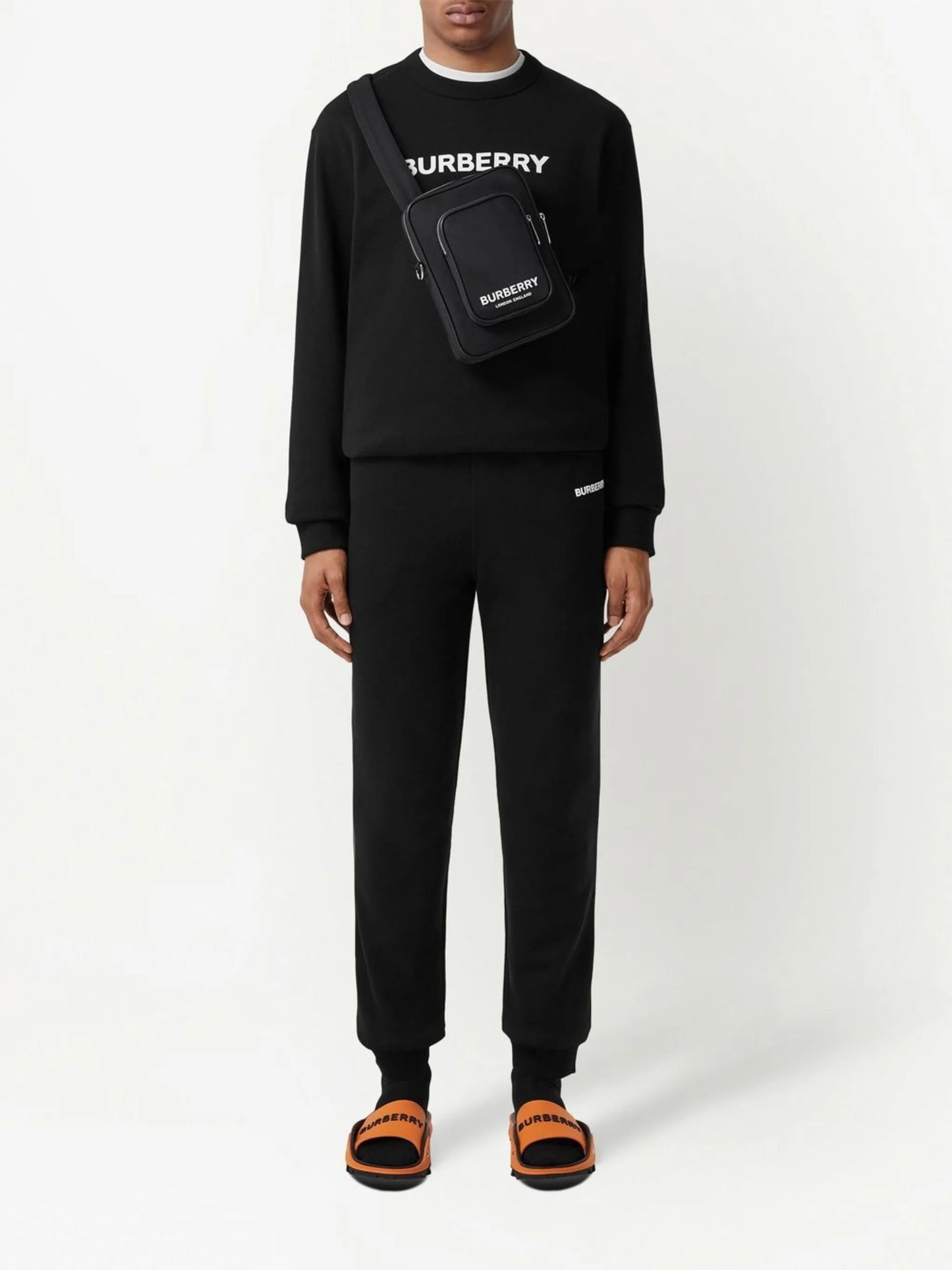logo-print track pants