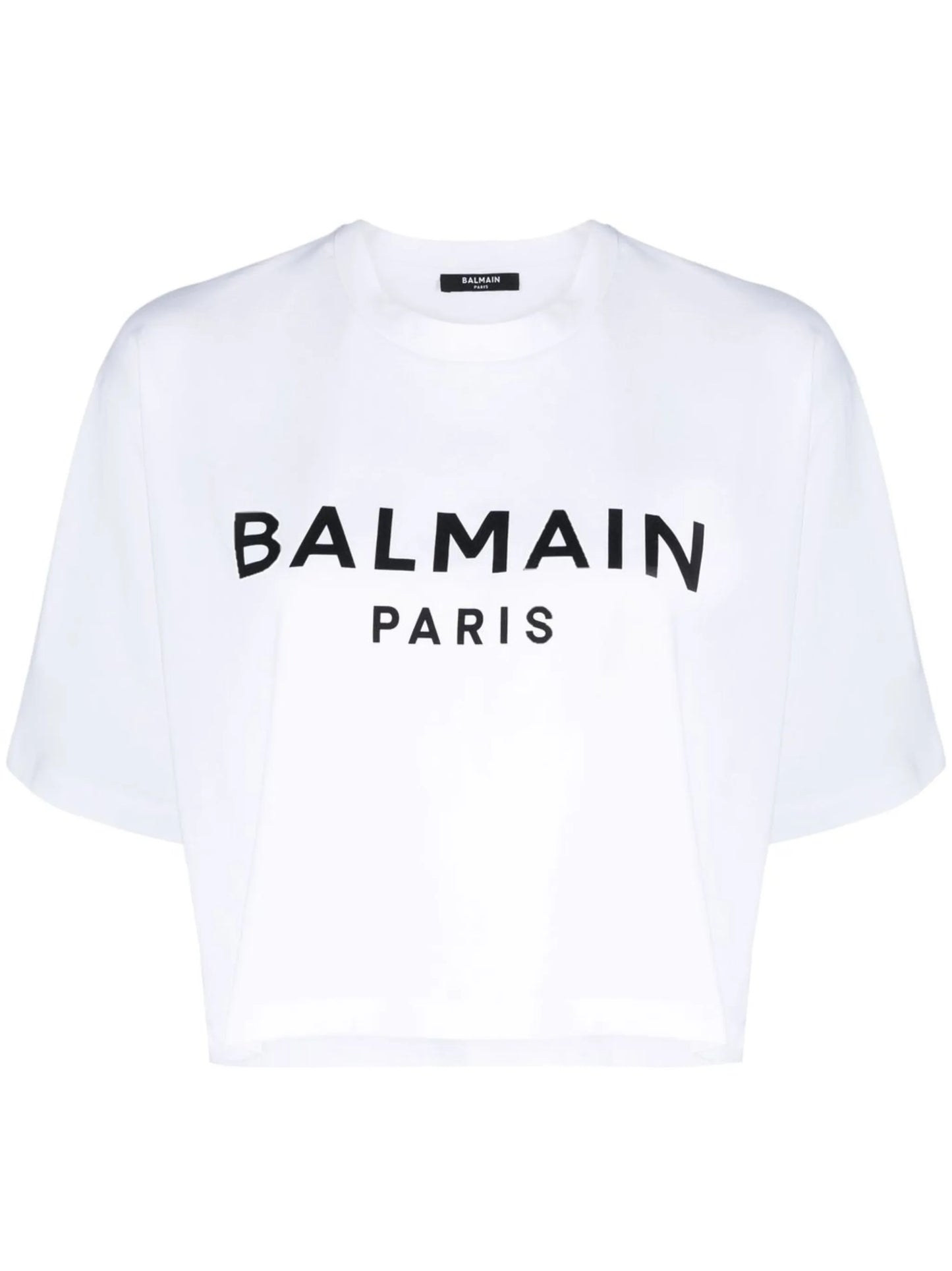 crop logo-print T-shirt
