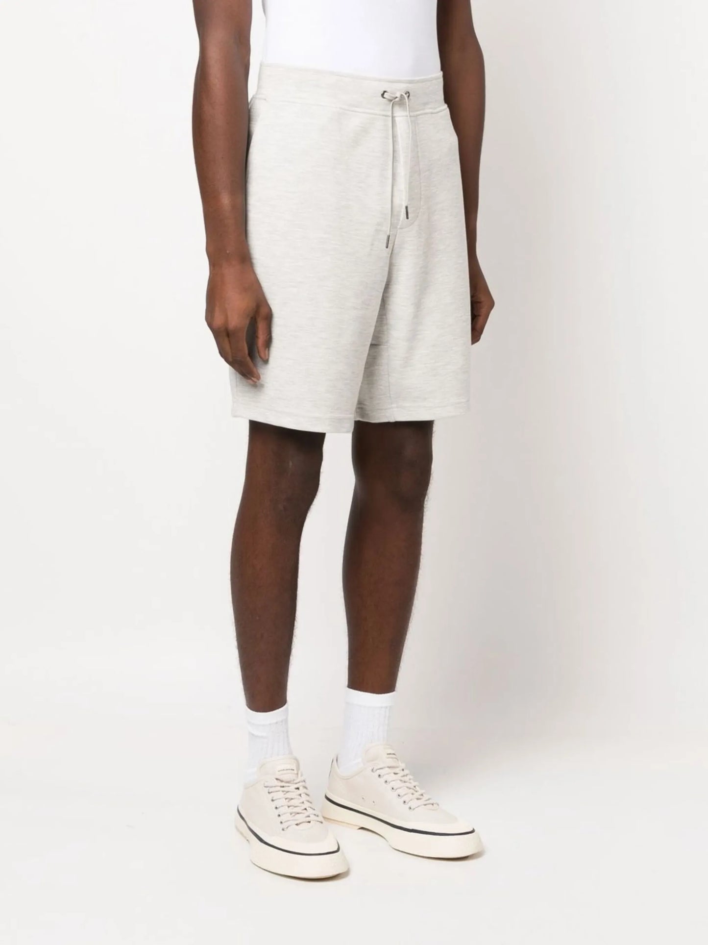 logo-embroidered track shorts
