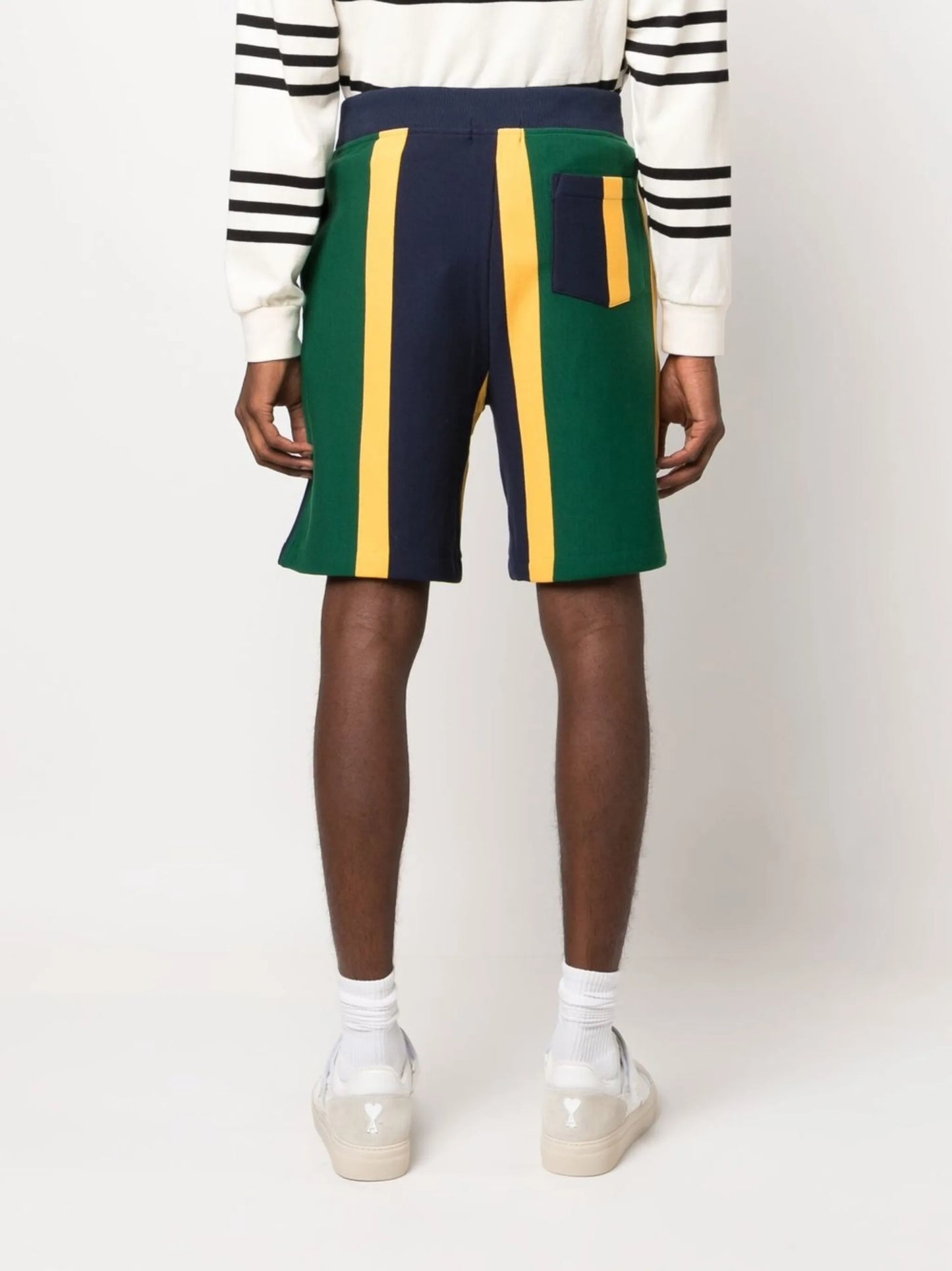 coloublock track shorts