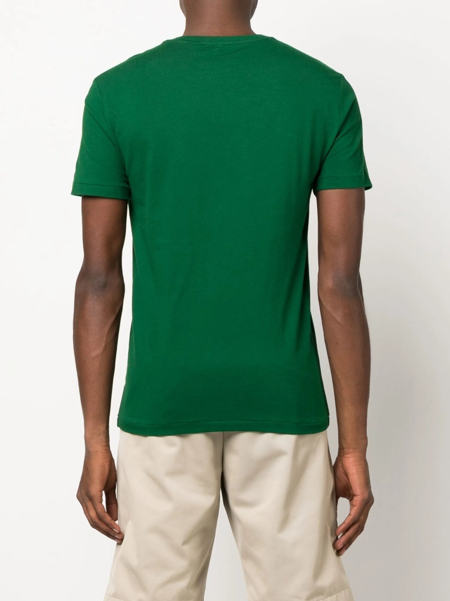 logo-embroidered cotton T-shirt