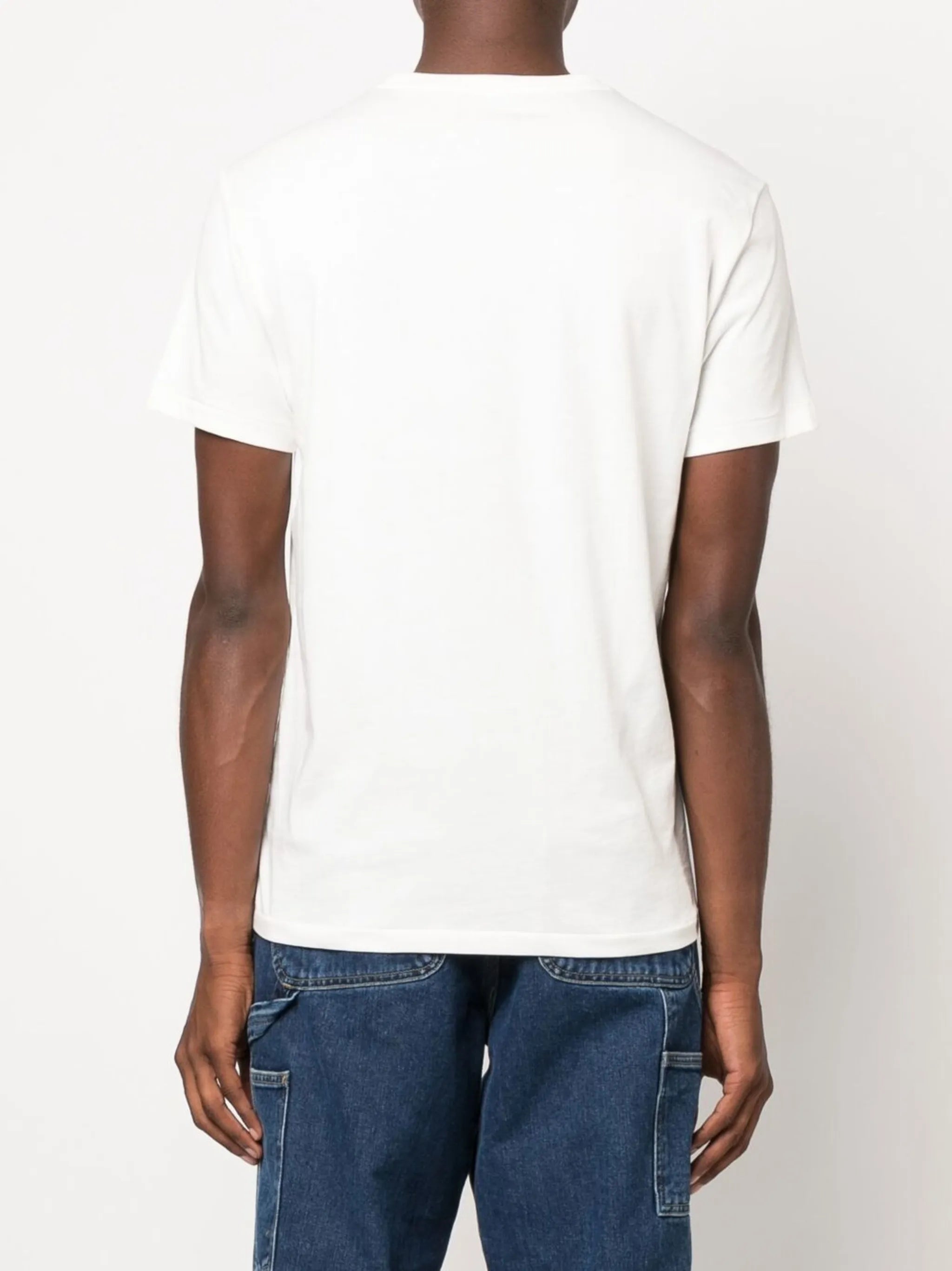 logo-embroidered T-shirt