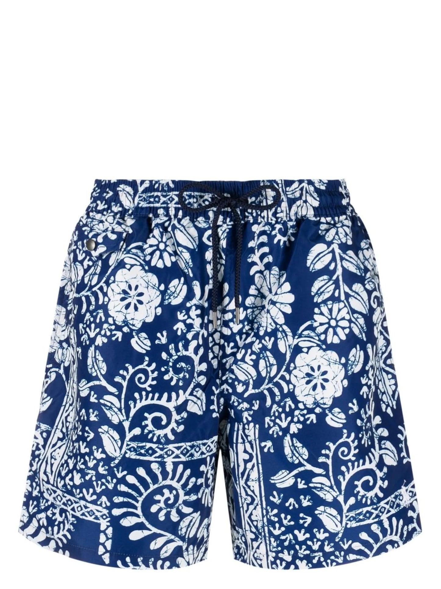 floral-print swim shorts