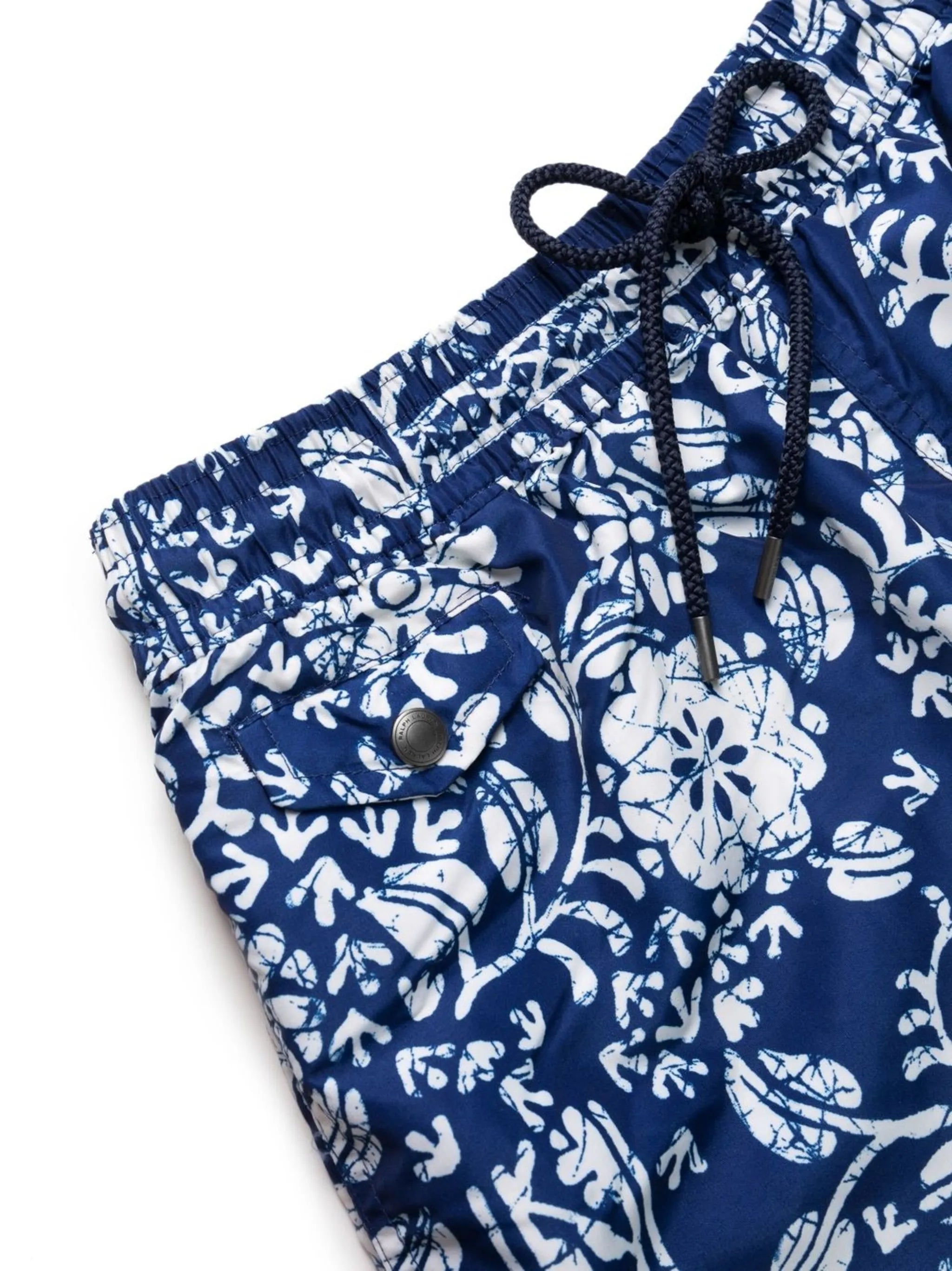 floral-print swim shorts