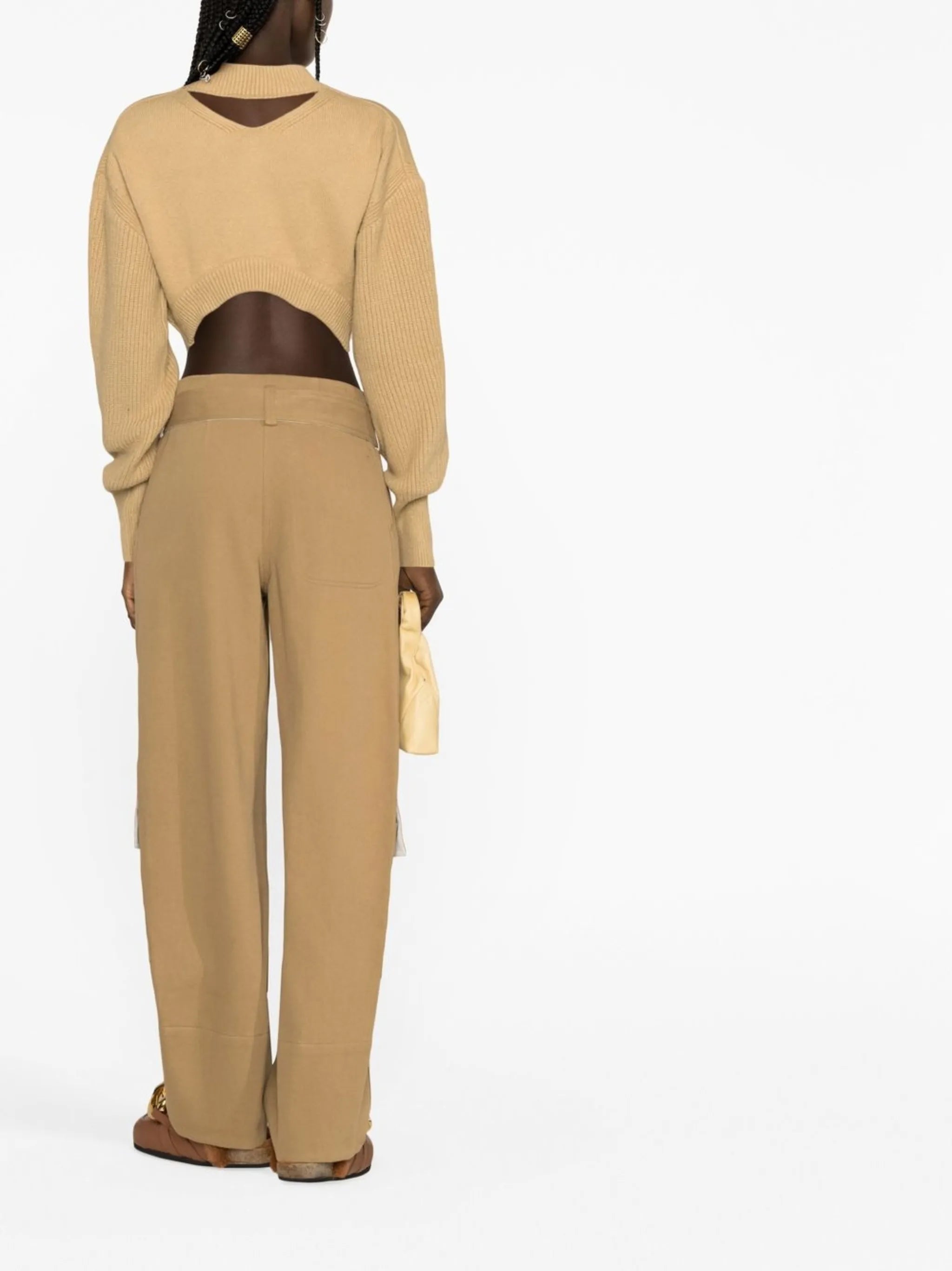 tapered-leg cargo trousers