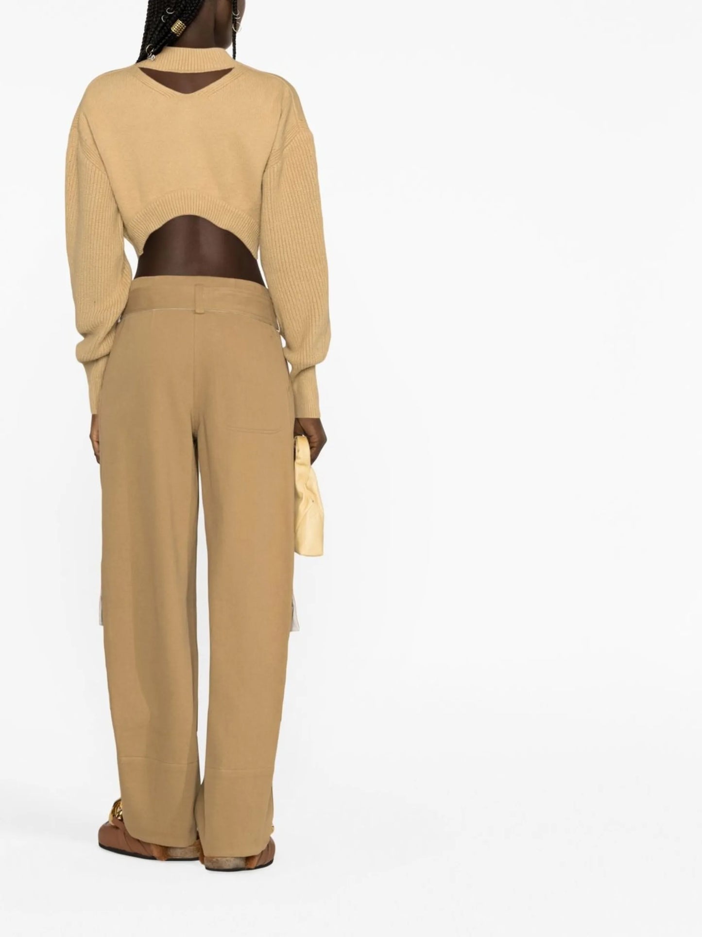 tapered-leg cargo trousers