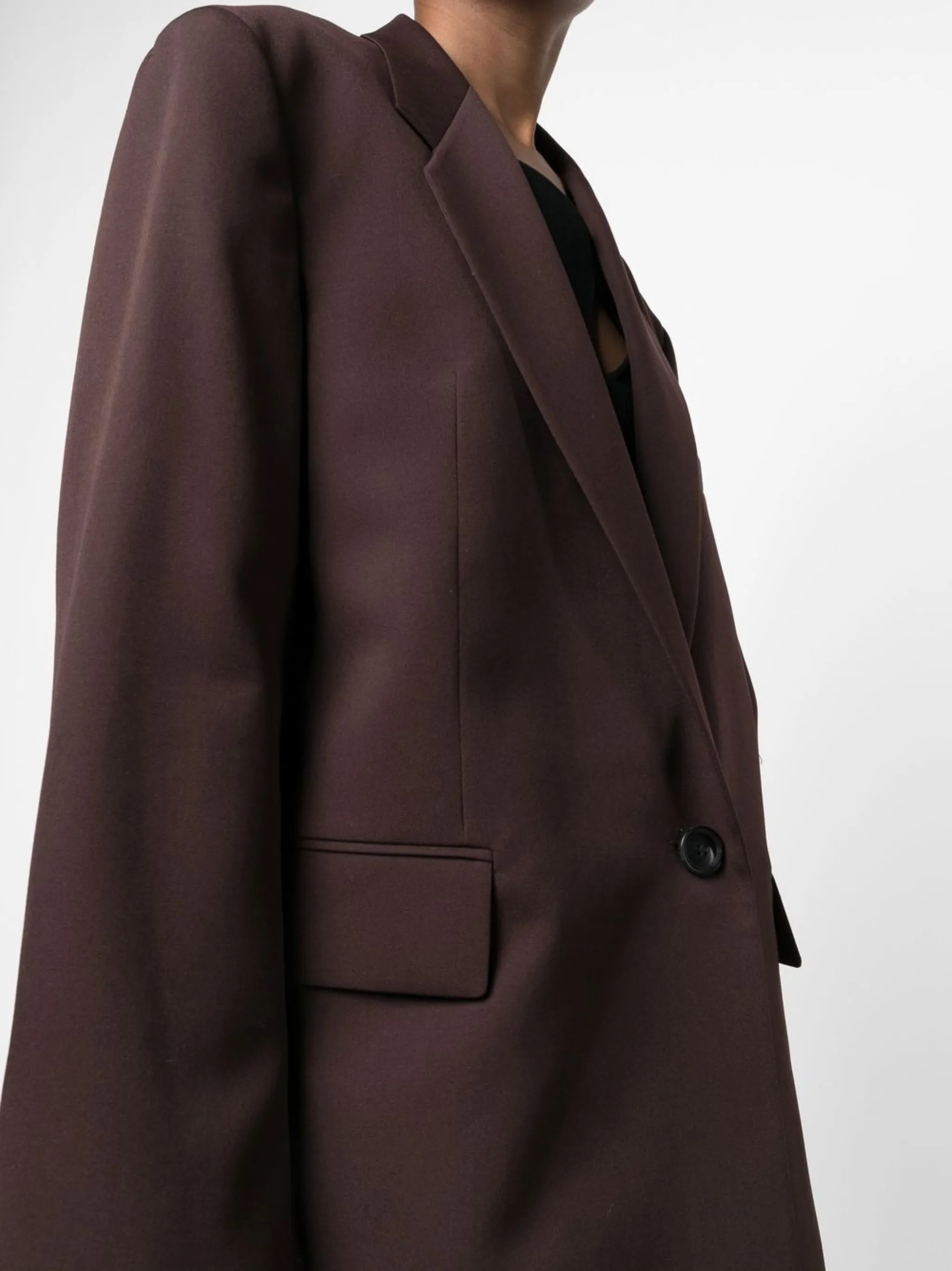 oversize single-breasted blazer