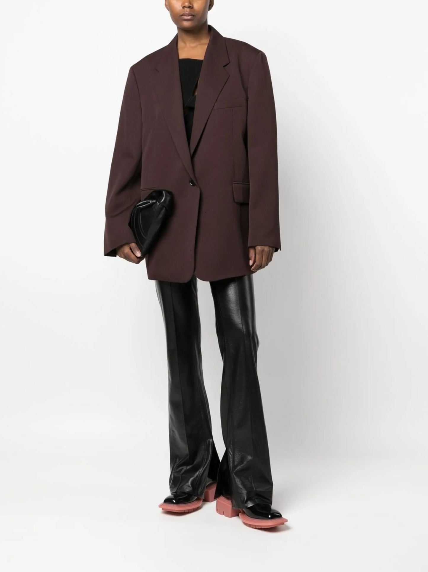 oversize single-breasted blazer