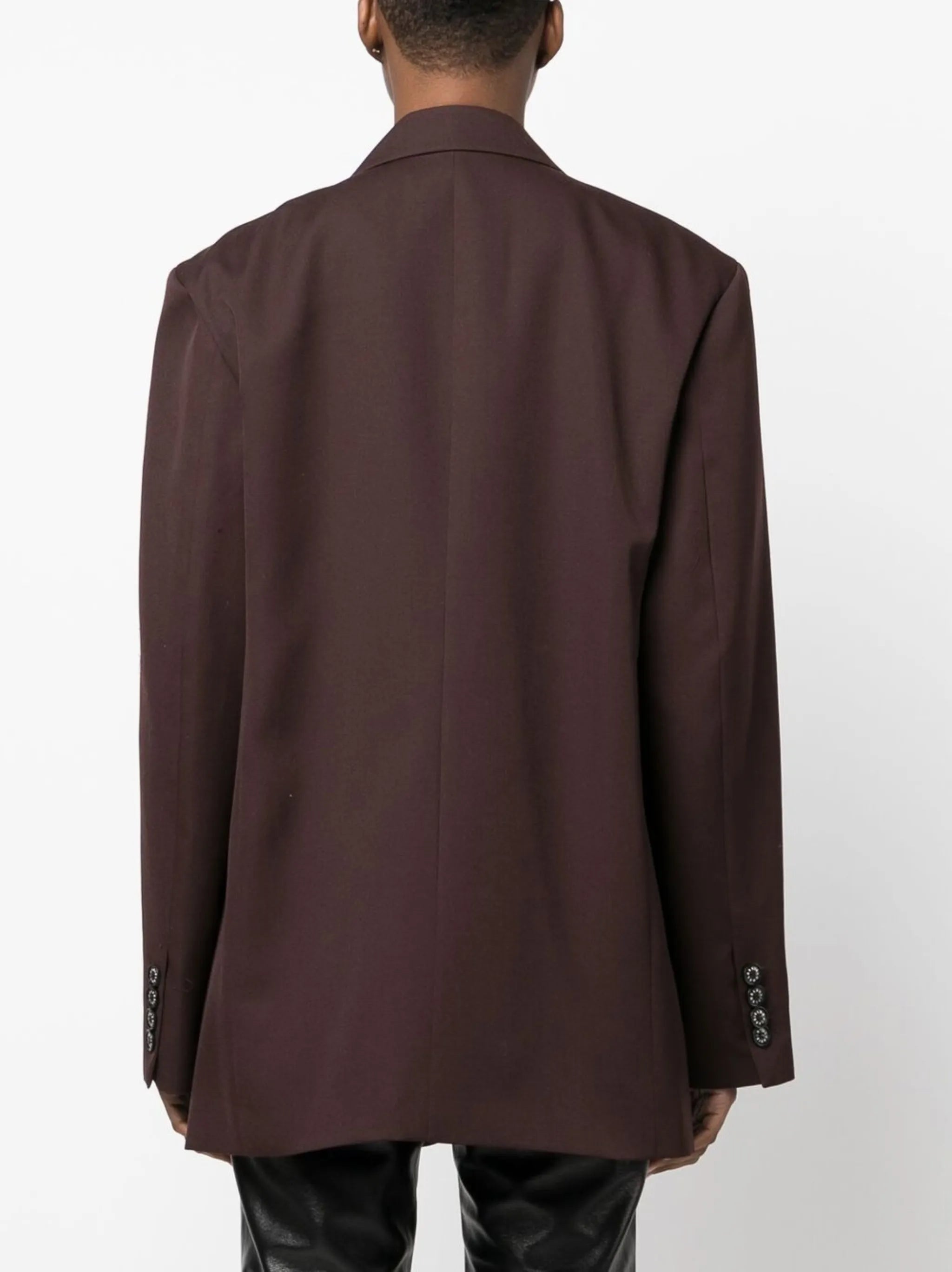 oversize single-breasted blazer