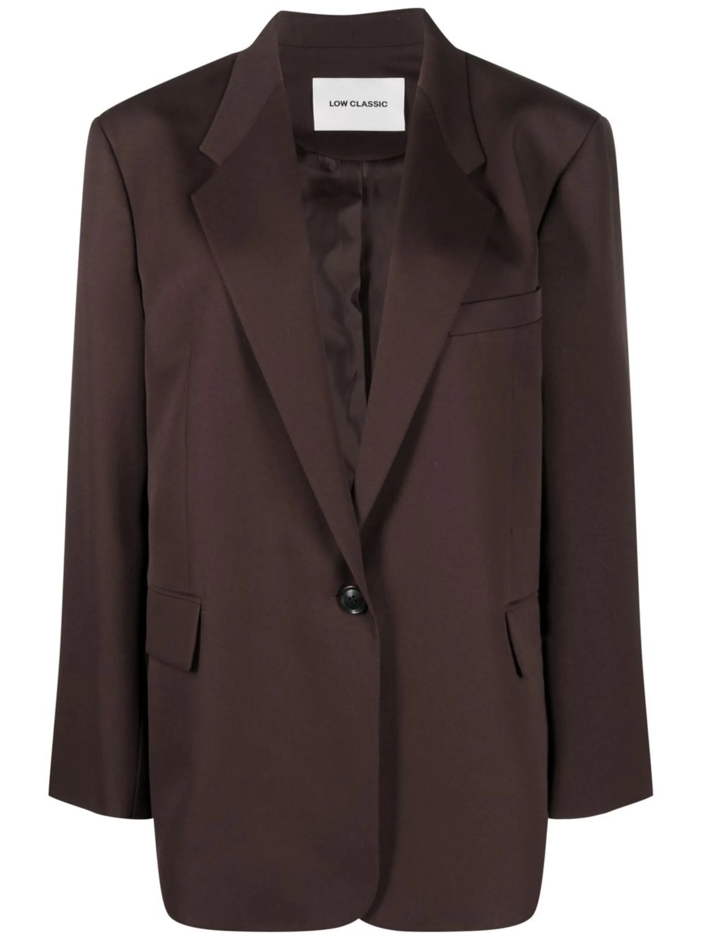 oversize single-breasted blazer