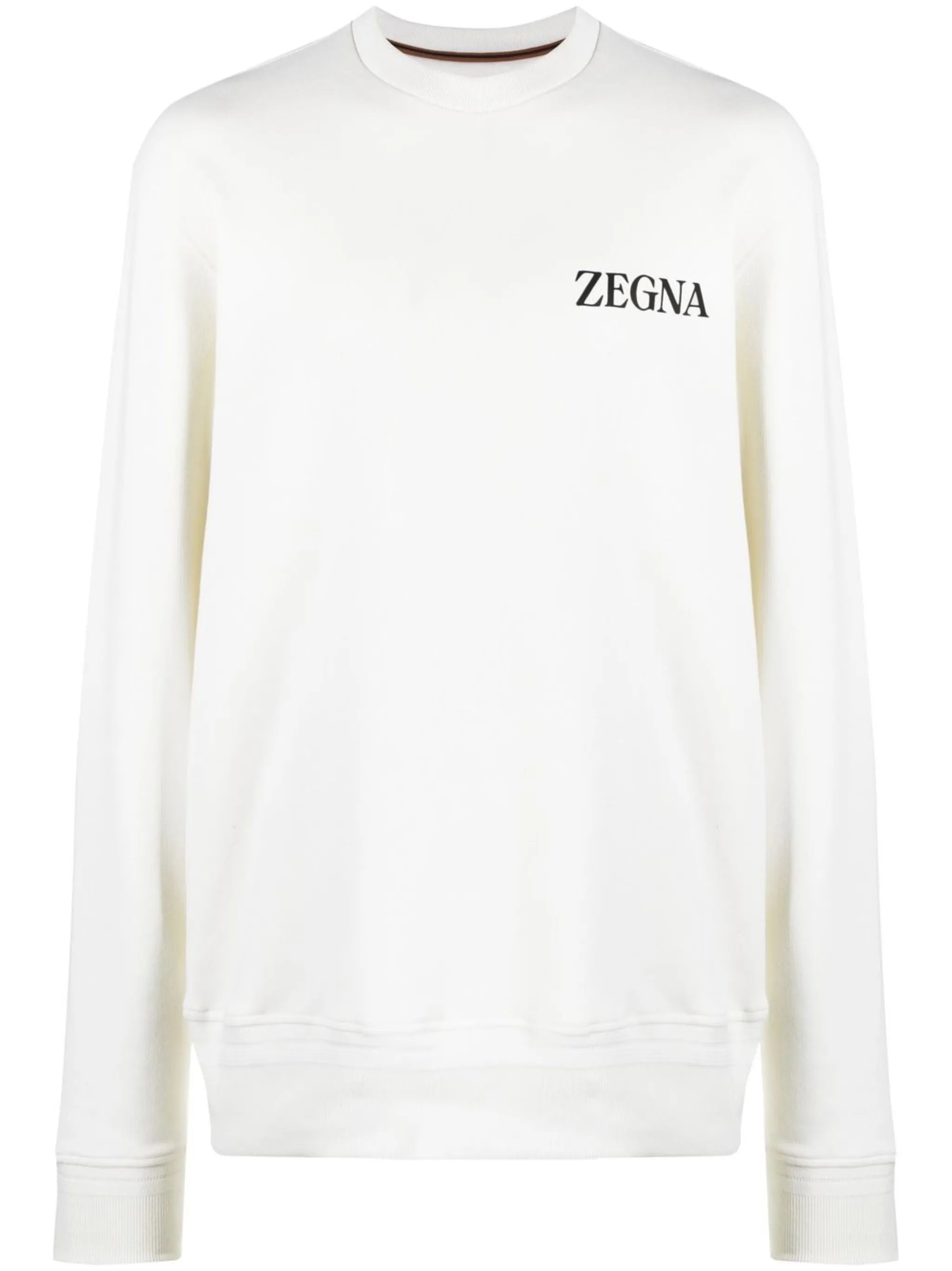 chest logo-print detail sweatshirt