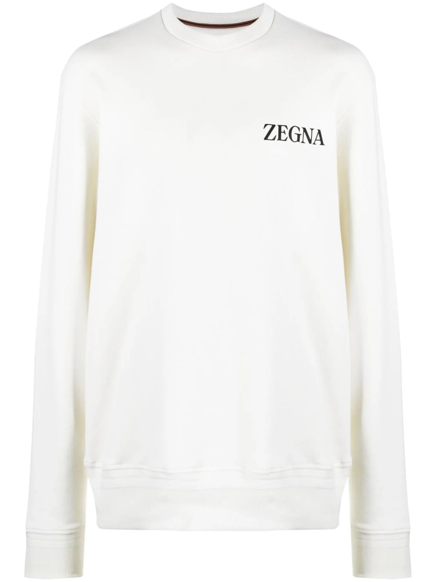 chest logo-print detail sweatshirt