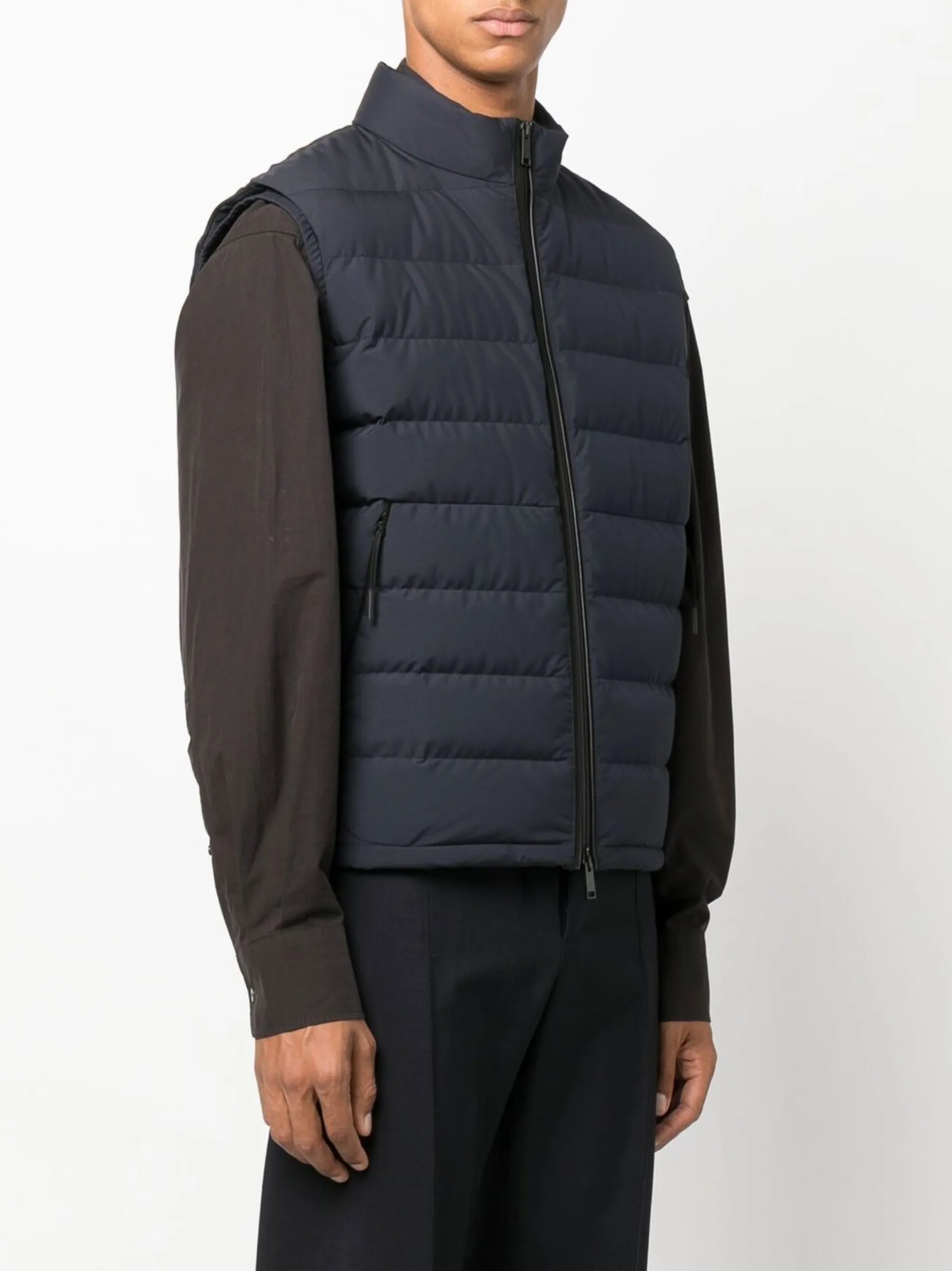 padded down vest
