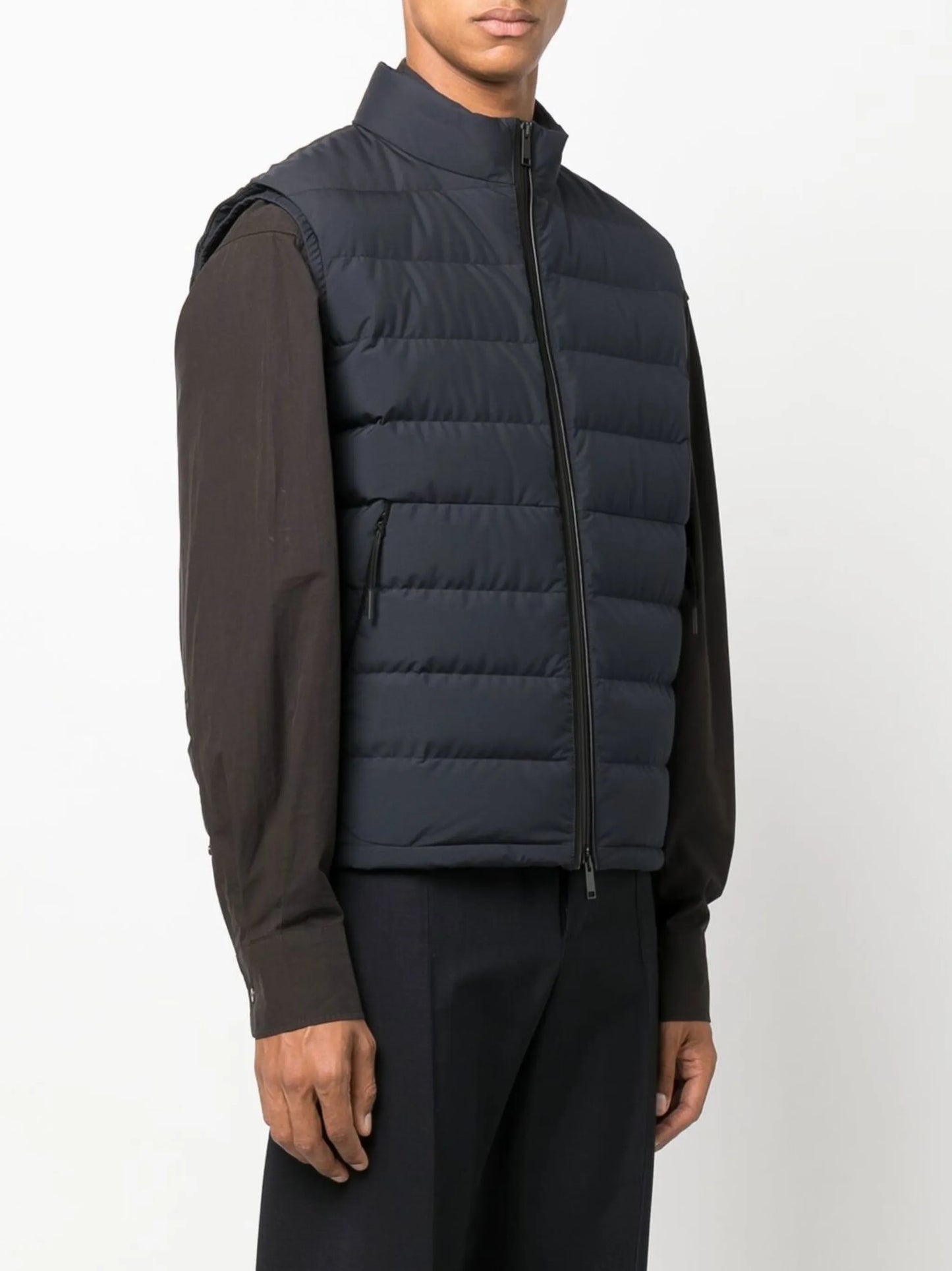 padded down vest