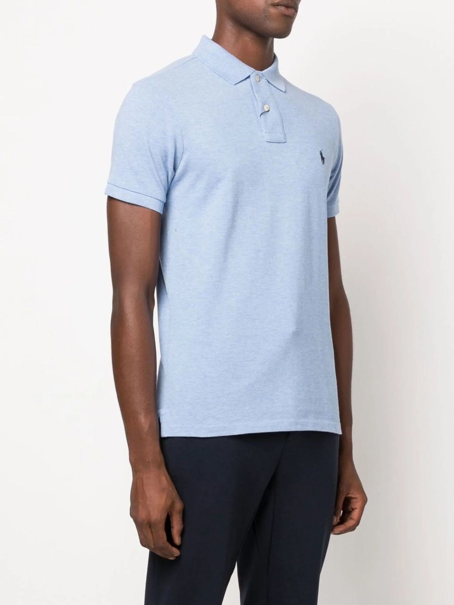 embroidered-logo polo shirt