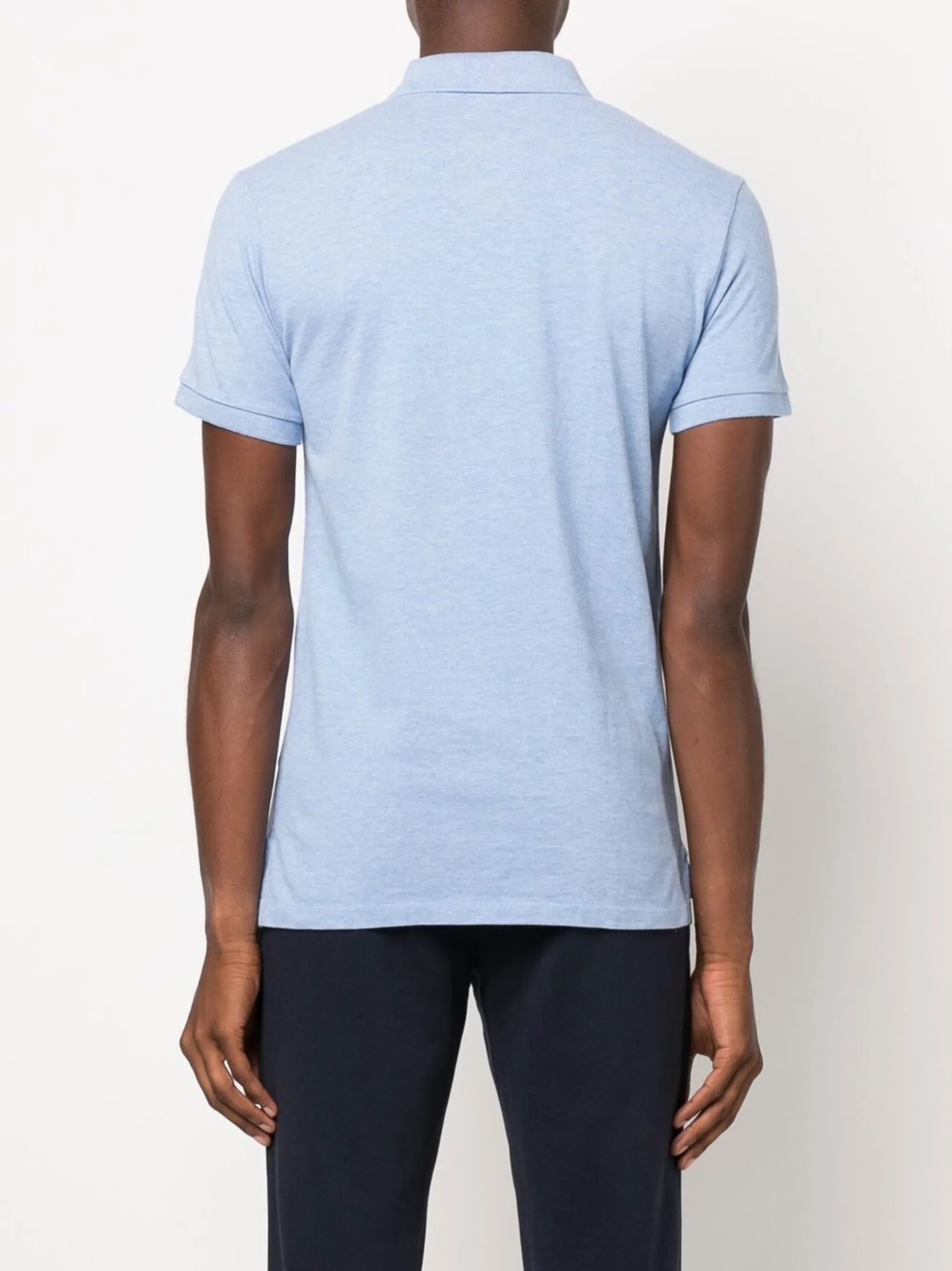 embroidered-logo polo shirt
