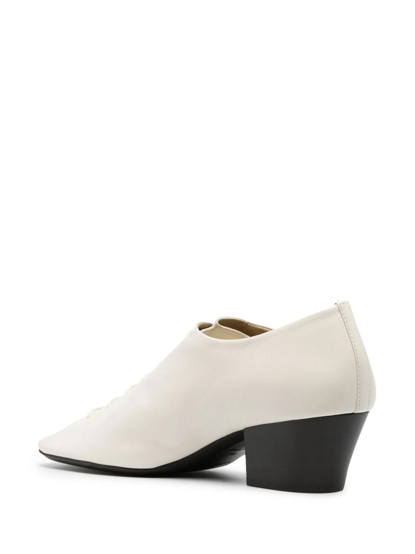 heeled leather derby shoes